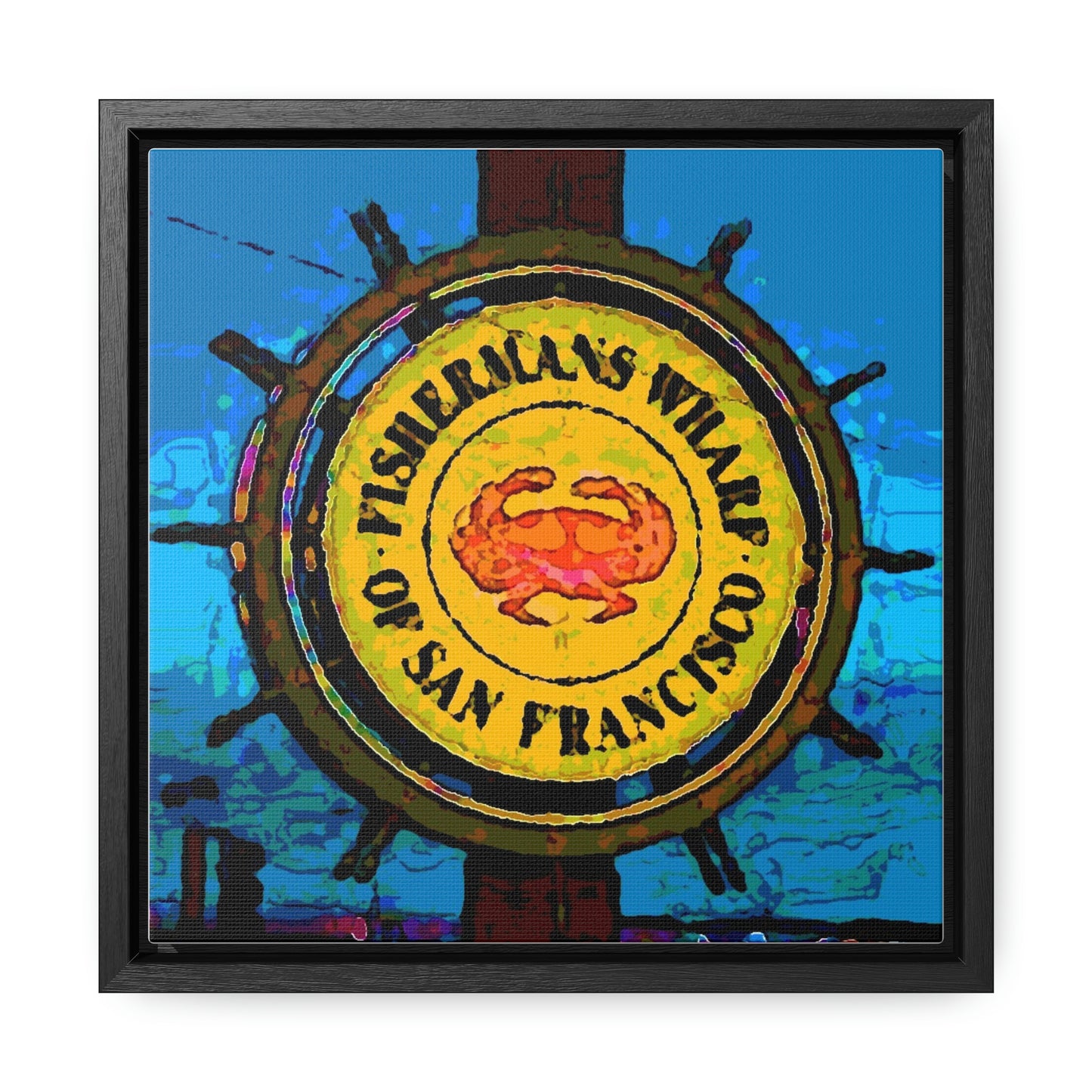 Gallery Canvas Wraps, Square Frame ...  "No.9 Fishermen's Grotto - Fishermen's Wharf, SF, California" ... Family Archives: 1970's ... Original Works ...