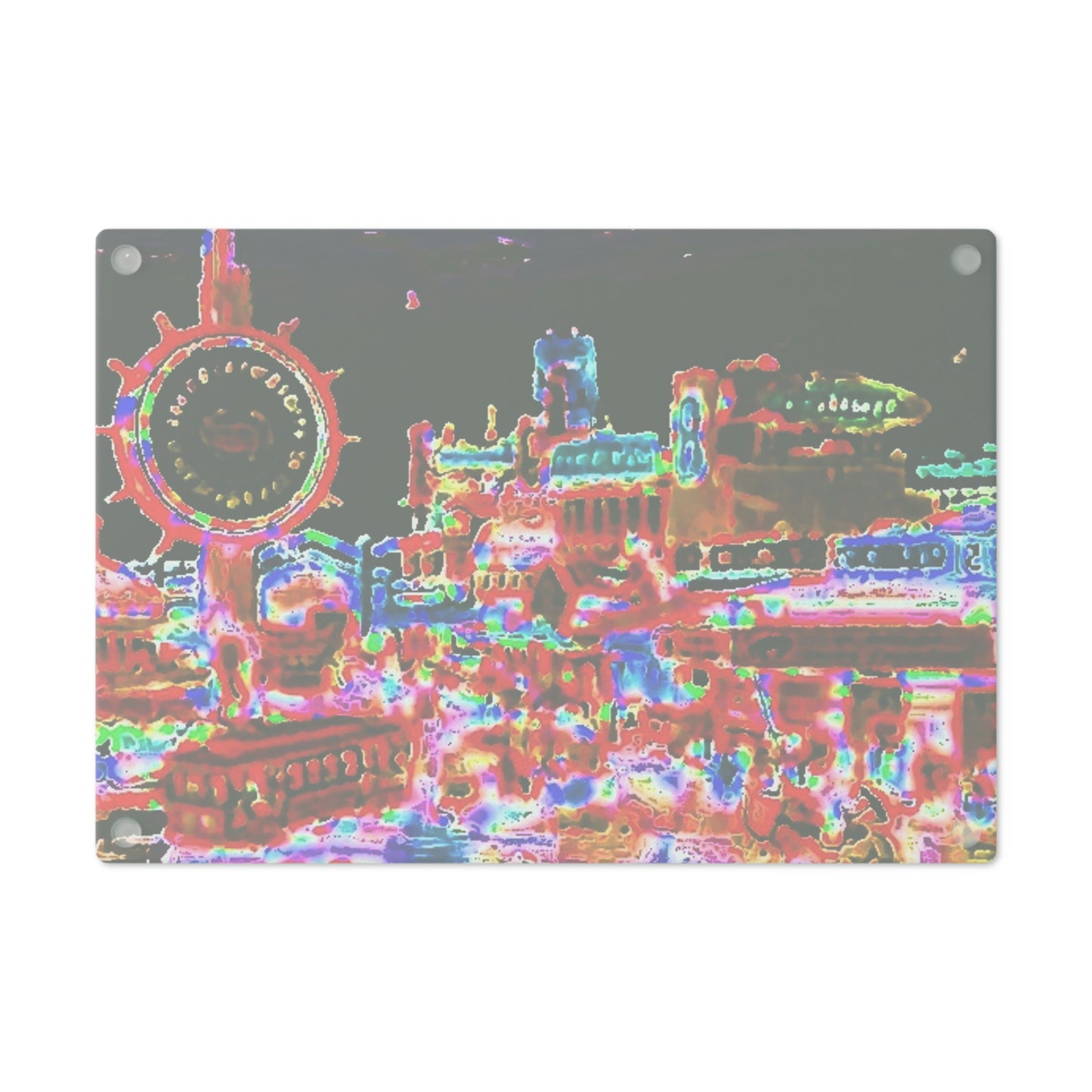 Cutting Board ... "No.9 Fishermen's Grotto - Fishermen's Wharf, SF, California" ... Family Archives: 1970's ... Original Works ...