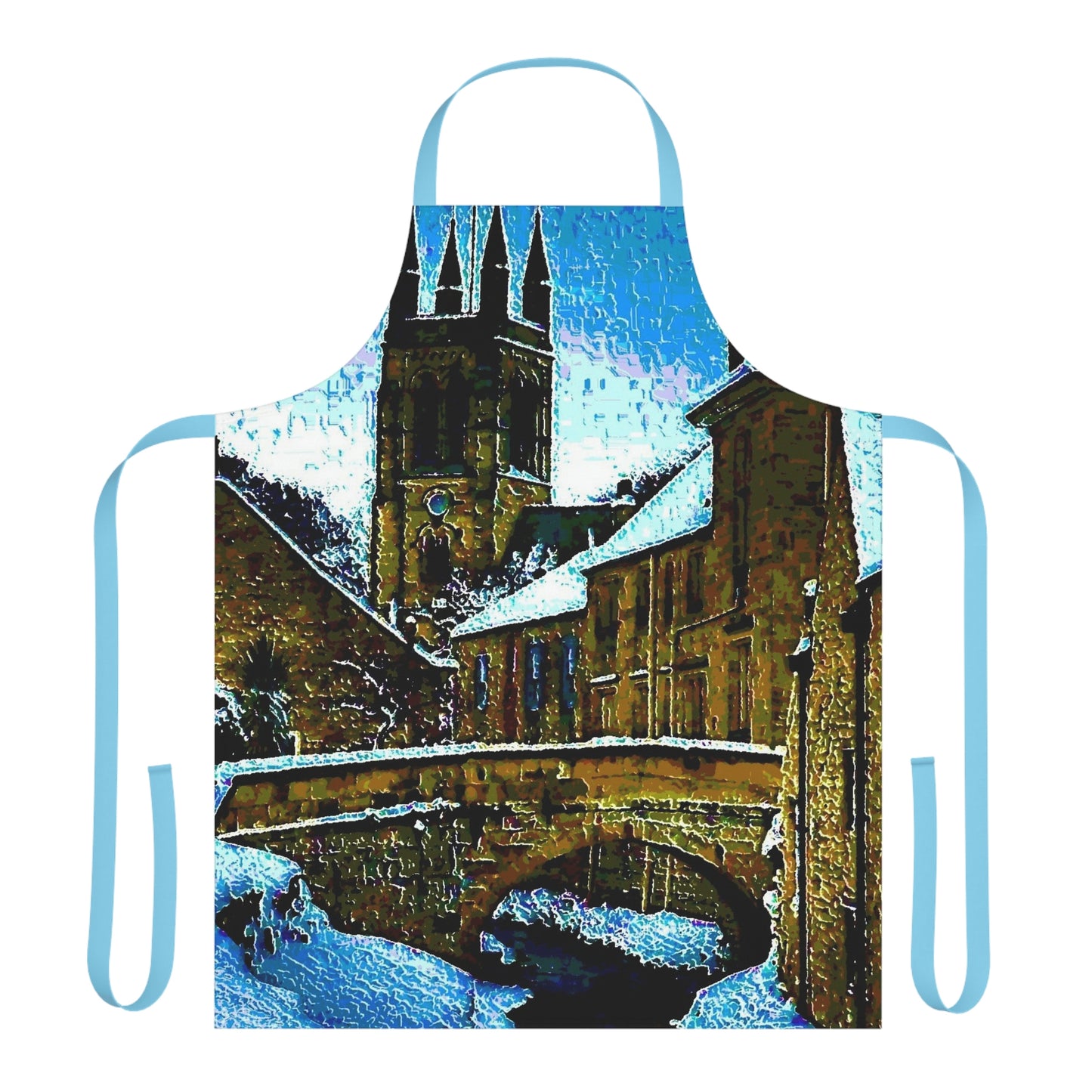 Apron (AOP) ... Walikng The Streets & Alleys ... 'Strolling The Canals ... '  ... Original Works  ...