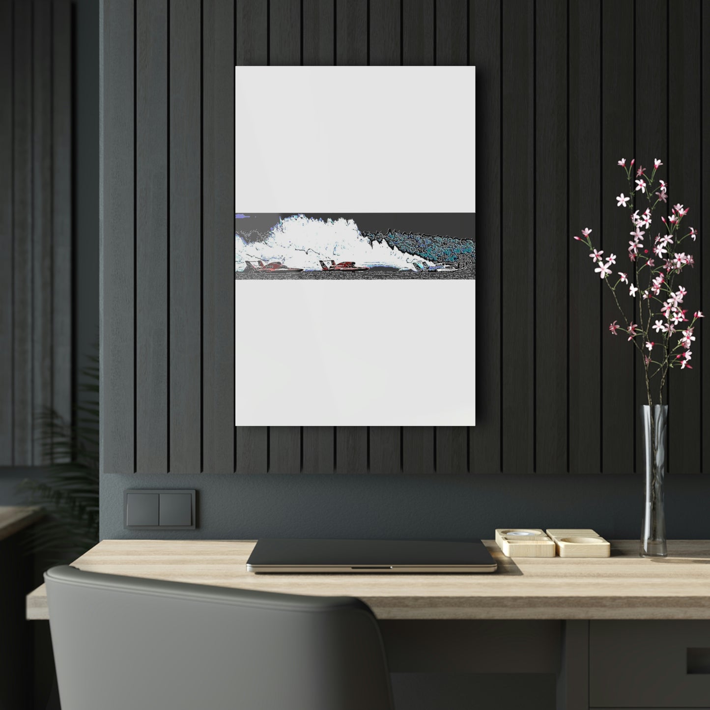 Acrylic Prints ... Seattle Columbia Cup On Lake Washington ... "Dave Wilcox Heads For The Win" ... Associate Gift-Photo ... Original Works ...