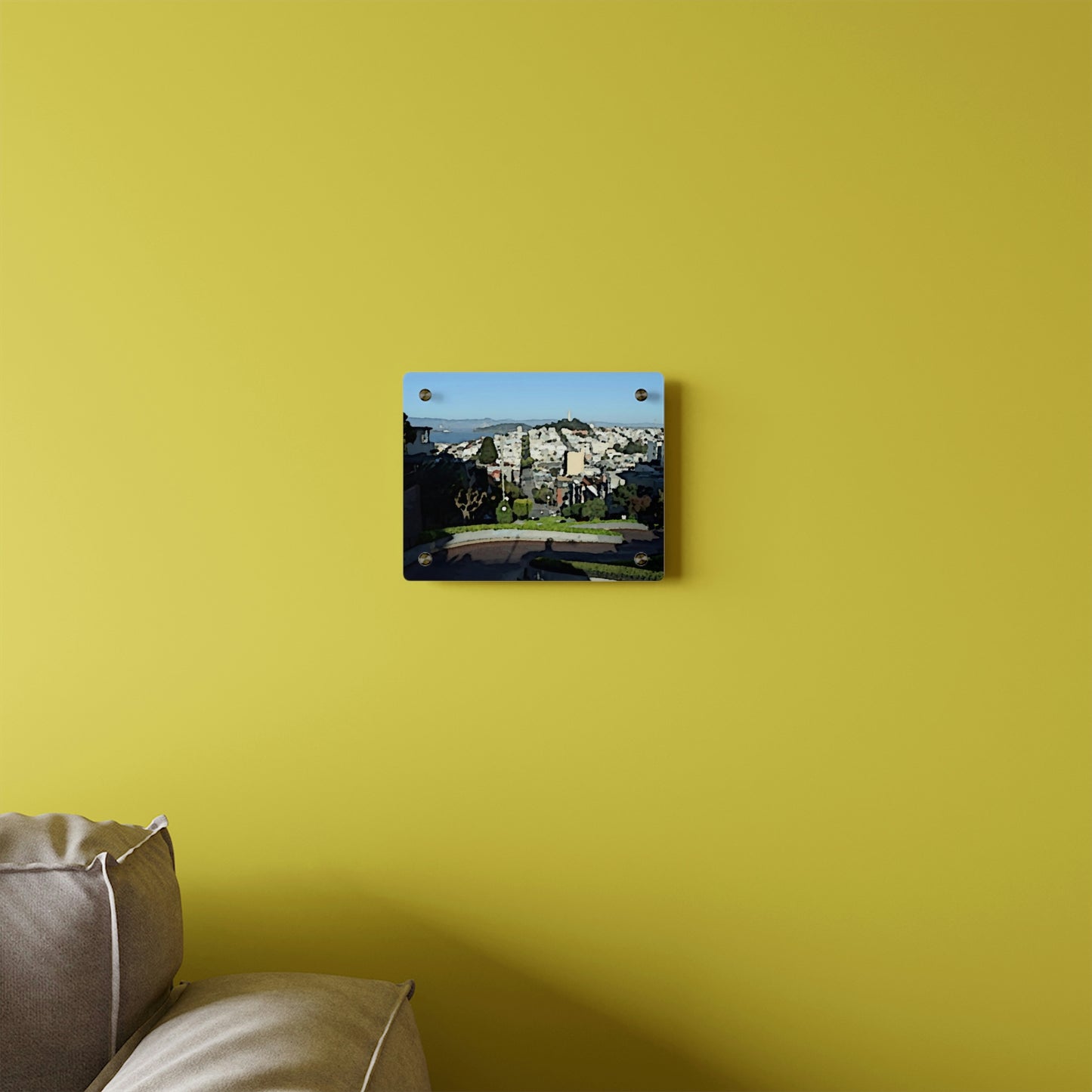Acrylic Wall Art Panels ... "Lombard Street San Francisco, CA, USA" ... Family Archives 1970's ... Original Works ...