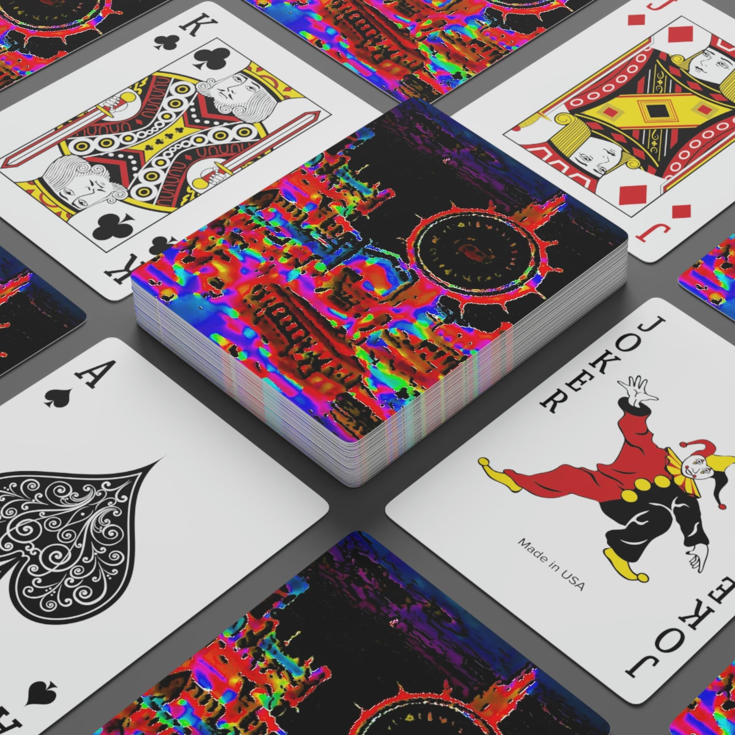 Custom Poker Cards ... "No.9 Fishermen's Grotto - Fishermen's Wharf, SF, California" ... Family Archives: 1970's ... Original Works ...