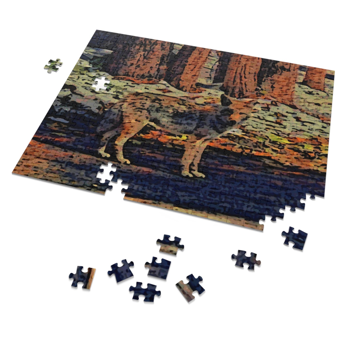 Jigsaw Puzzle (30, 110, 252, 500,1000-Piece) ... Coyote ... "Yosemite Valley: Circa May23 ... KPH Base Photo" ... Original Works ...