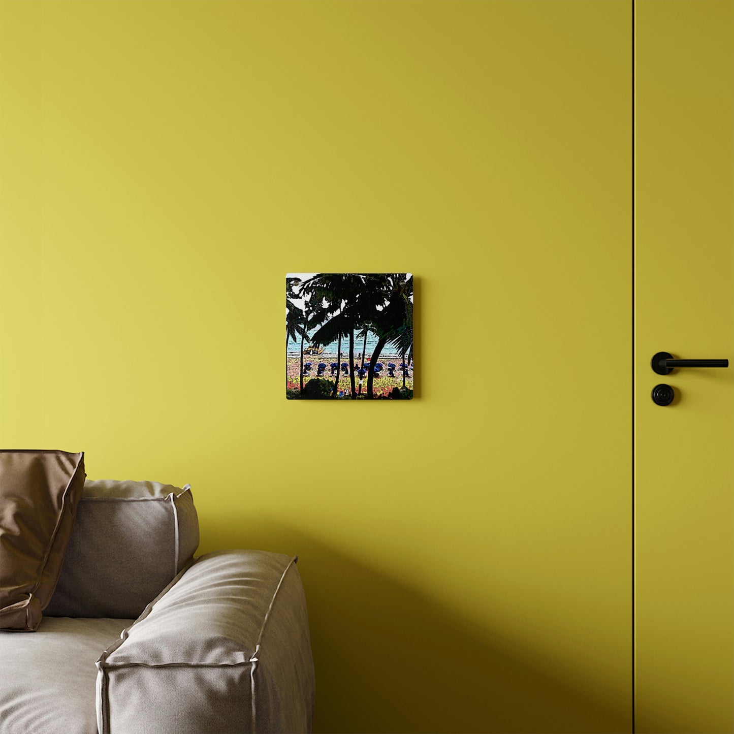 Acrylic Wall Art Panels ... "A Beautiful Beach Amongst The Palms" ... The Outrigger Waikiki, Honolulu, Oahu ... Original Works ...