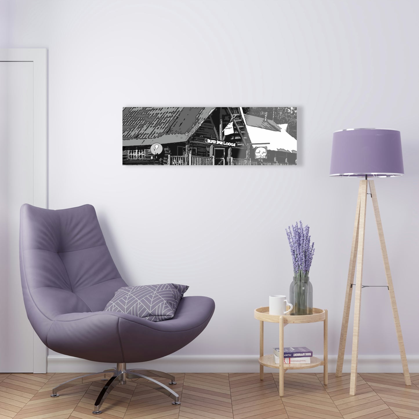 Acrylic Prints ... A Beautiful Lodge & Back-Country Outfitter In A Mountain Town ... 'Dixie, Idaho, November 2022' ... Original Works ...