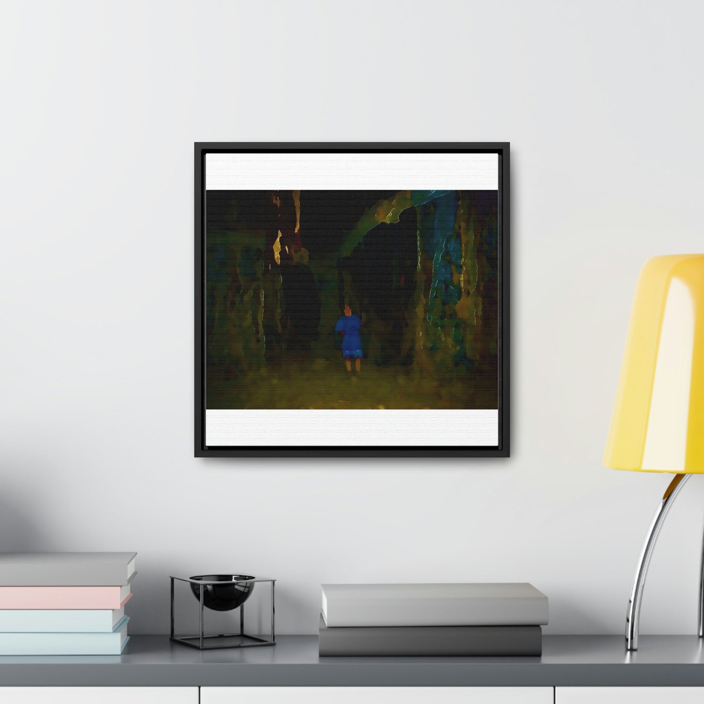 Gallery Canvas Wraps, Square Frame ... Jesuit Philosophy ... "In The Polynesian Banyans ..."