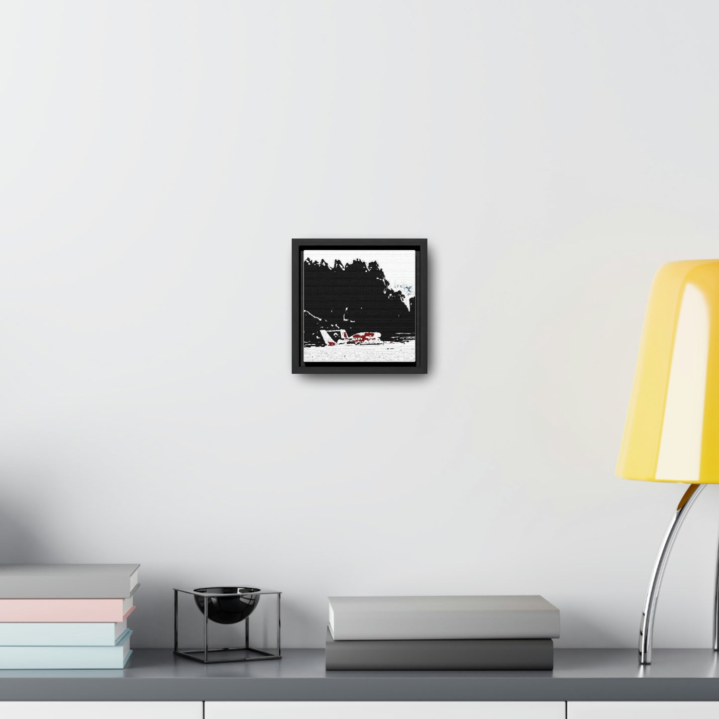 Gallery Canvas Wraps, Square Frame ...  Seattle Columbia Cup On Lake Washington ... "Dave Wilcox Heads For The Win" ... Associate Gift-Photo ... Original Works ...