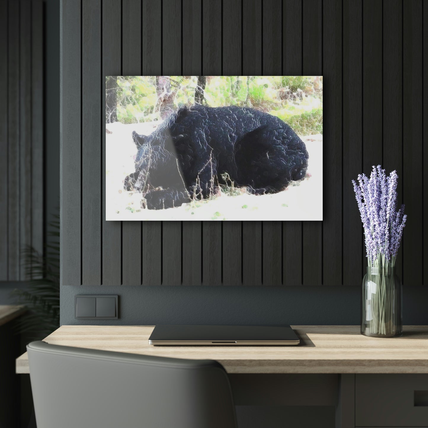 Acrylic Prints (French Cleat Hanging) ... RCY: "Rhett Creek Yogi ... '500 Lbs Of Autumn Season Hunger' ..."  ... September 2022 ... Central Idaho ... Original Works ...