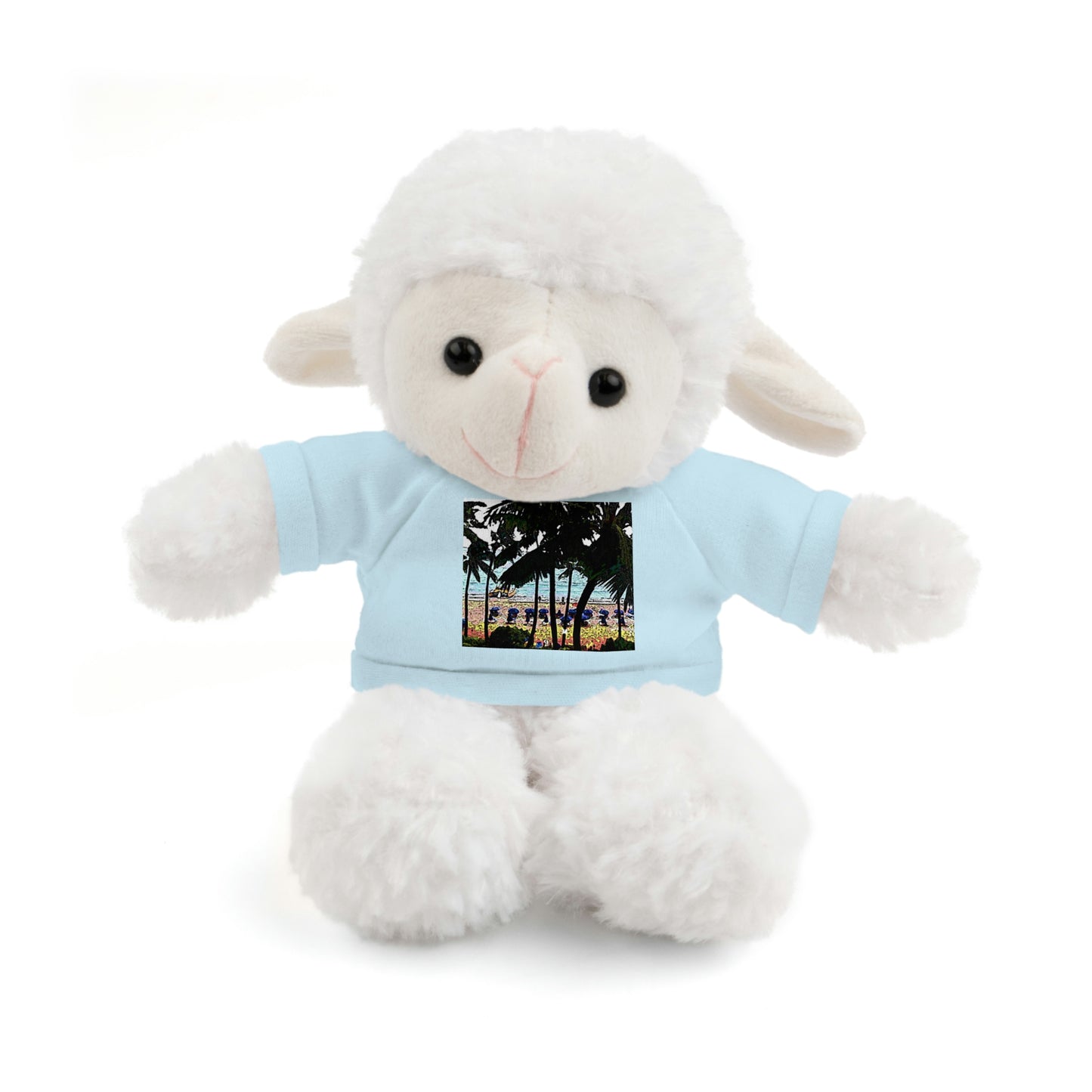 Stuffed Animals with Tee ... "A Beautiful Beach Amongst The Palms" ... The Outrigger Waikiki, Honolulu, Oahu ... Original Works ...