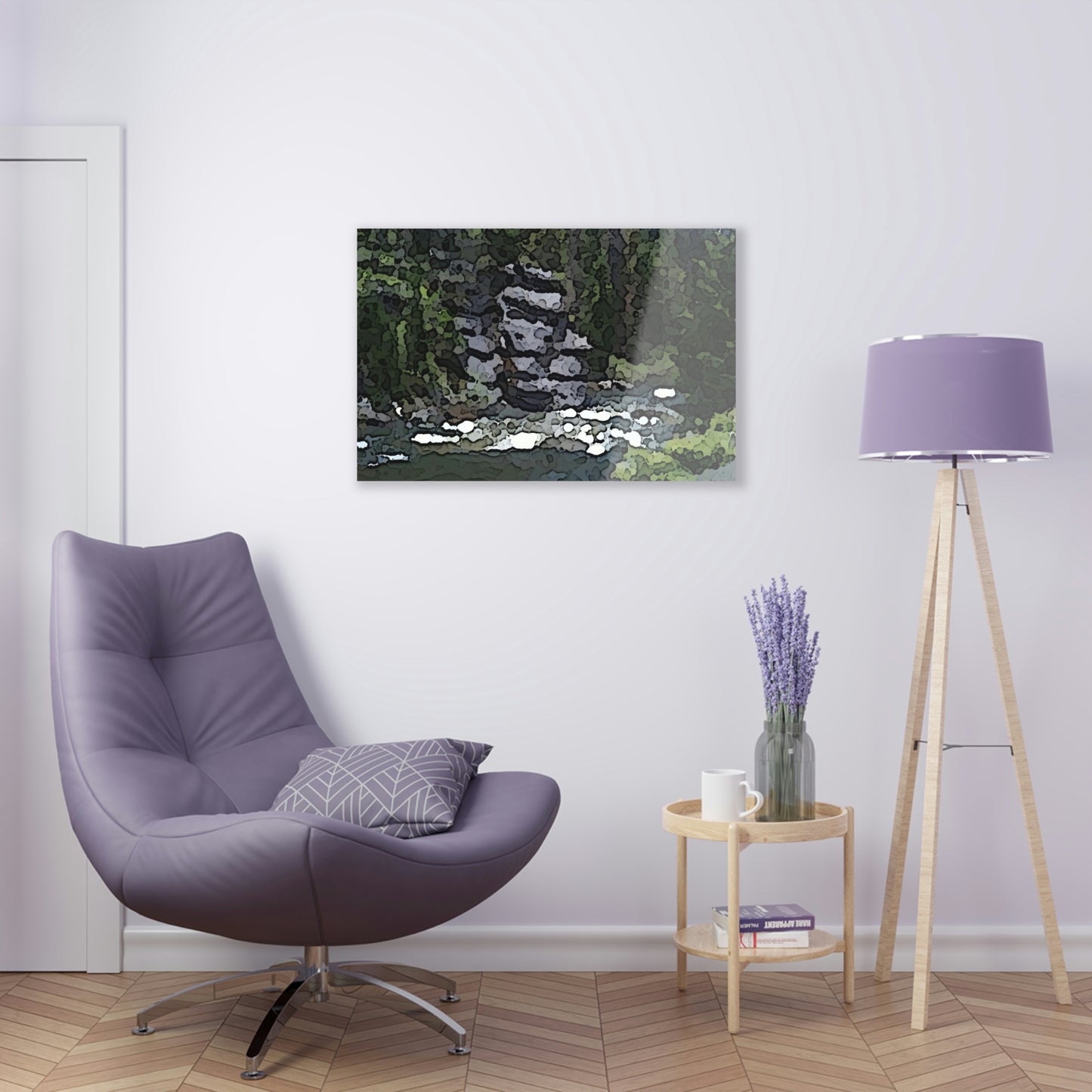 Acrylic Prints ...  "I Am Innocent" ... Tricky-Dick Immortalized ... Nixon Rock: Along The River ... Central Idaho, Summer 2020 ... Original Works ...