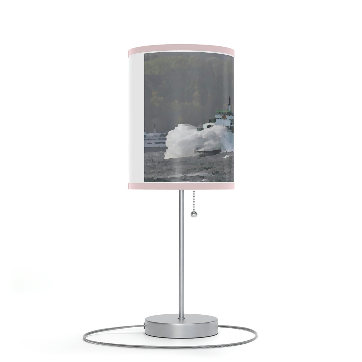 Lamp on a Stand, US|CA plug ... WADOT Ferry Crossing ... "A Very Rough Day" ... Mulkiteo Route ... Family Archives ... Early 1990's' ... Original Works ...