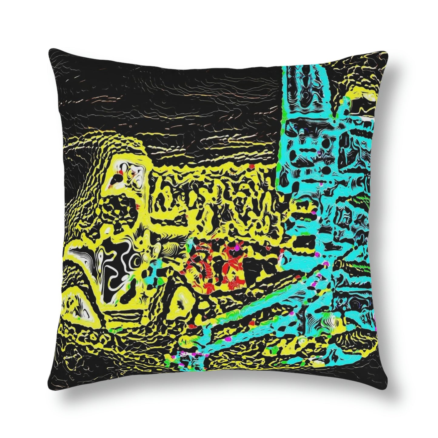 Waterproof Pillows ...  "Snow Vehicle In Snow Storm At-Rest" ... Circa 12Mar23 ... Central Idaho ... 18-Hours Rendering Time: Original Works ...