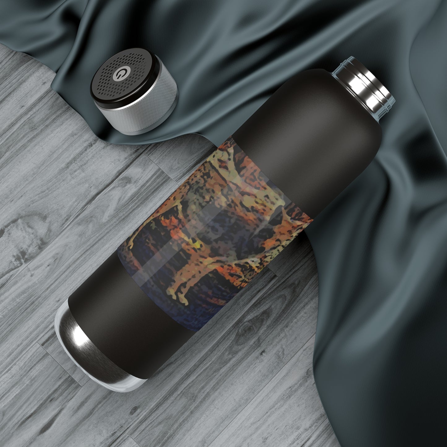 Soundwave Copper Vacuum Audio Bottle 22oz ... Coyote ... "Yosemite Valley: Circa May23 ... KPH Base Photo" ... Original Works ...