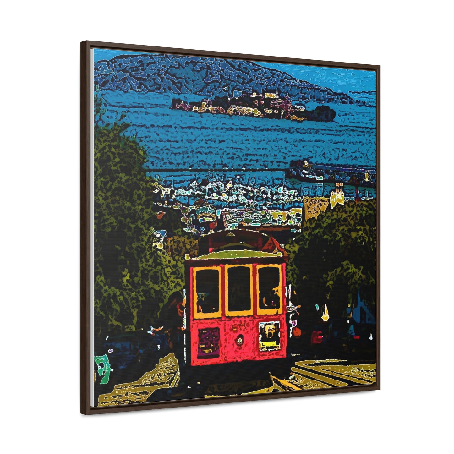 Gallery Canvas Wraps, Square Frame ... San Francisco ... 'A Rice-A-Roni-A-San Francisco Treat' ... "A Cable Car Classic" ... Family Archives: 1973 ... Original Works ...