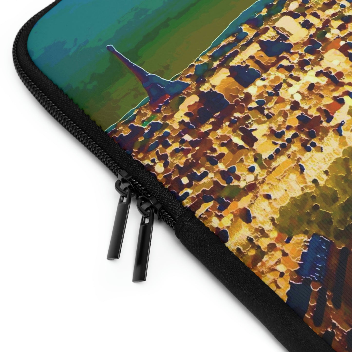 Laptop Sleeve ... Au Paris ... "Along The River Seine" ... Barbara Joan Bonnel-Holt: 1972 ... Original Works ...