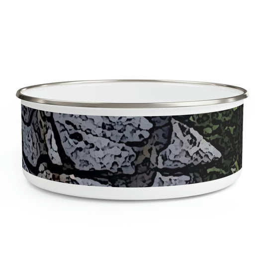 Enamel Bowl ..."I Am Innocent" ... Tricky-Dick Immortalized ... Nixon Rock: Along The River ... Central Idaho, Summer 2020 ... Original Works ...