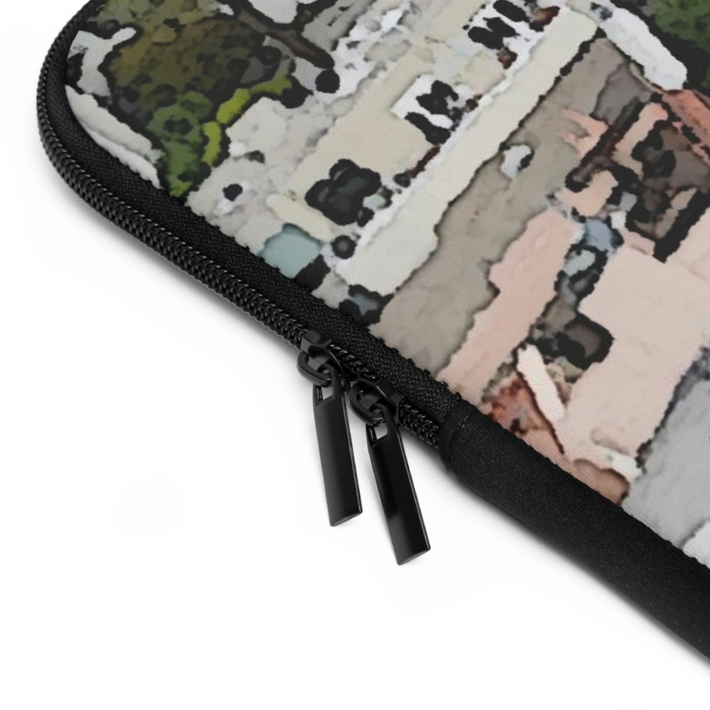 Laptop Sleeve ... A Crazy Street ... 'Eight Winding Curve-Switchbacks' ... "Lombard Street, San Francisco, CA' ... Family Archives: 1970's ... Original Works ...