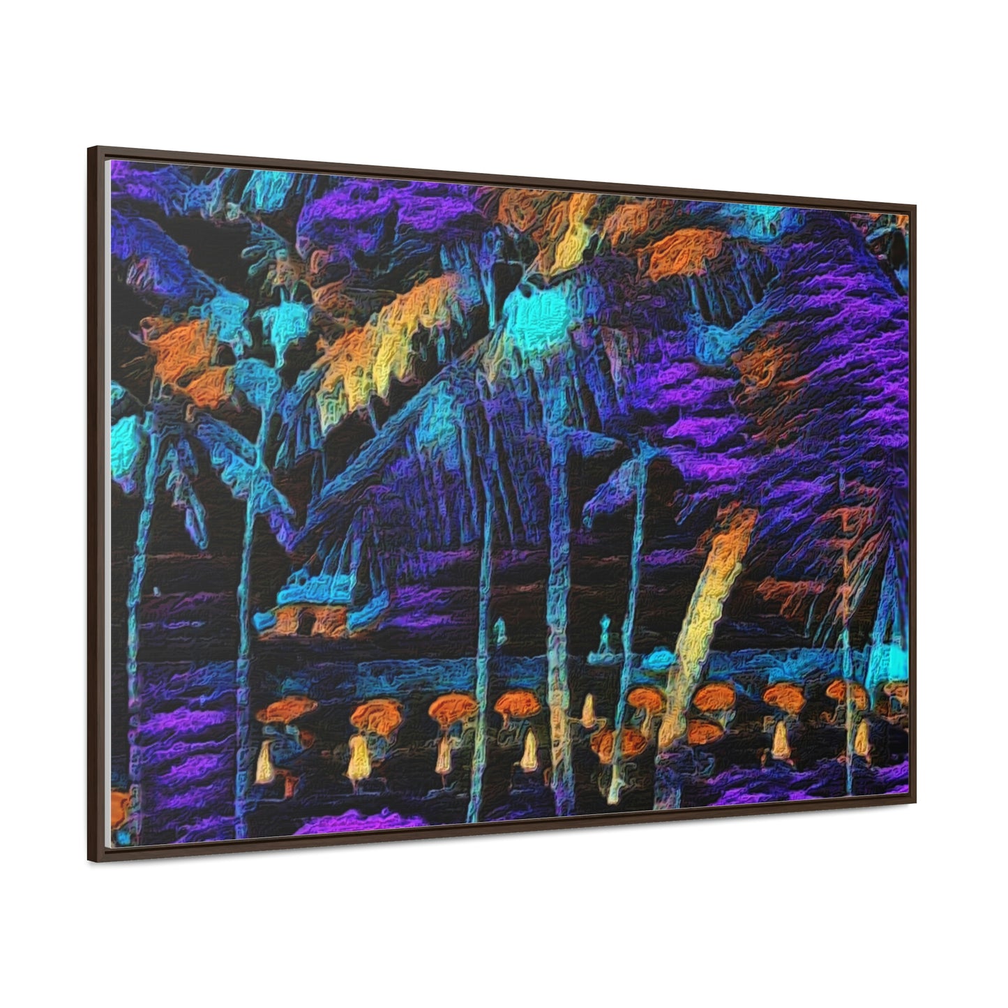 Gallery Canvas Wraps, Horizontal Frame ... "The Royal Hawai'ian: Waikiki Beach_Beach" ... Honolulu, HI ... Ocotber 2014 (Halloween) ... Original Works ...