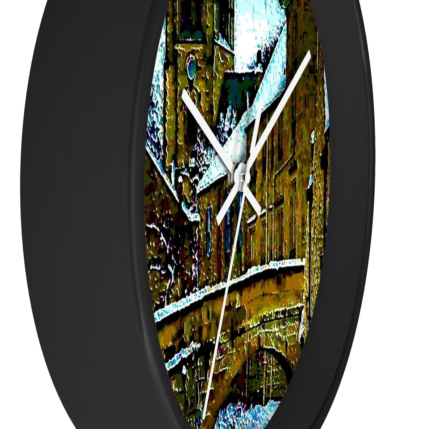 Wall clock ... Walikng The Streets & Alleys ... 'Strolling The Canals ... '  ... Original Works  ...