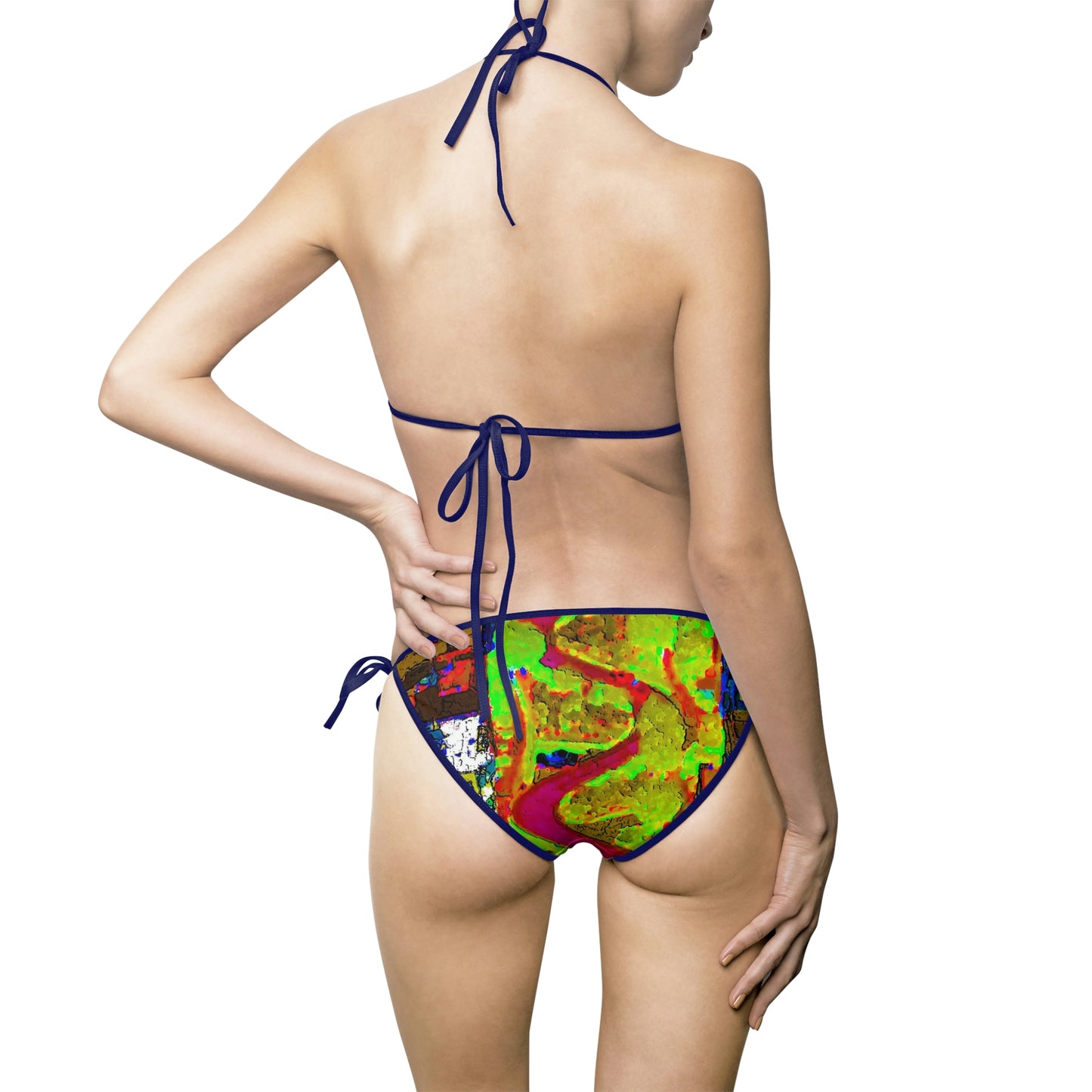 Women's Bikini Swimsuit ... A Crazy Street ... 'Eight Winding Curve-Switchbacks' ... "Lombard Street, San Francisco, CA' ... Family Archives: 1970's ... Original Works ...