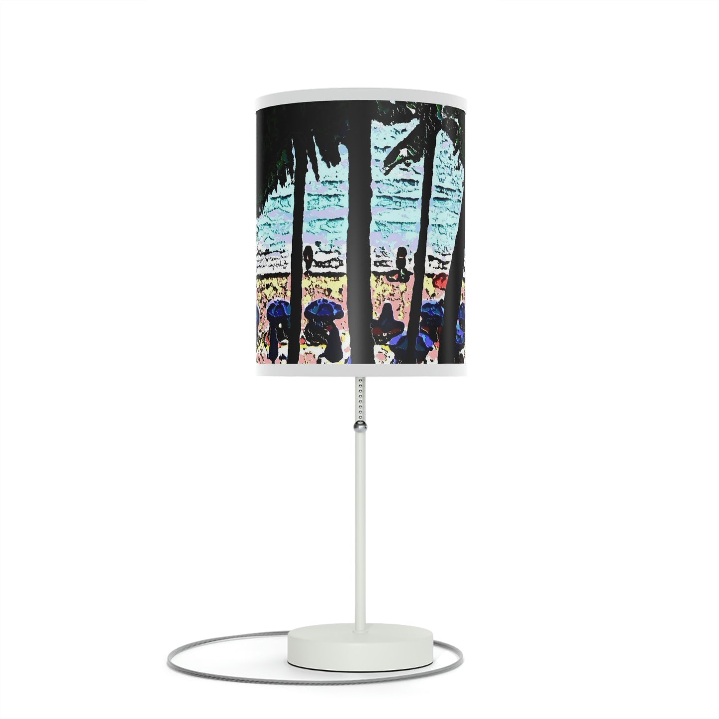 Lamp on a Stand, US|CA plug ... "A Beautiful Beach Amongst The Palms" ... The Outrigger Waikiki, Honolulu, Oahu ... Original Works ...