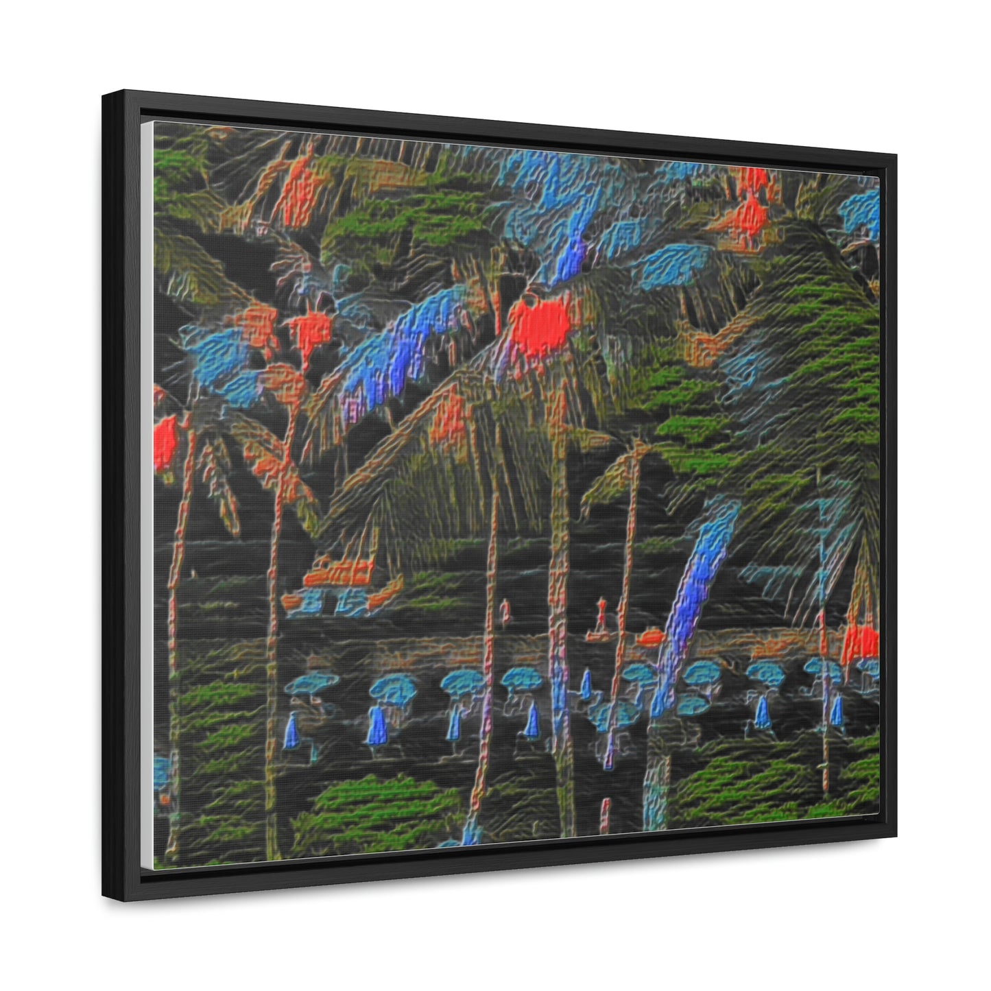 Gallery Canvas Wraps, Horizontal Frame ... "The Royal Hawai'ian: Waikiki Beach_Beach" ... Honolulu, HI ... Ocotber 2014 (Halloween) ... Original Works ...