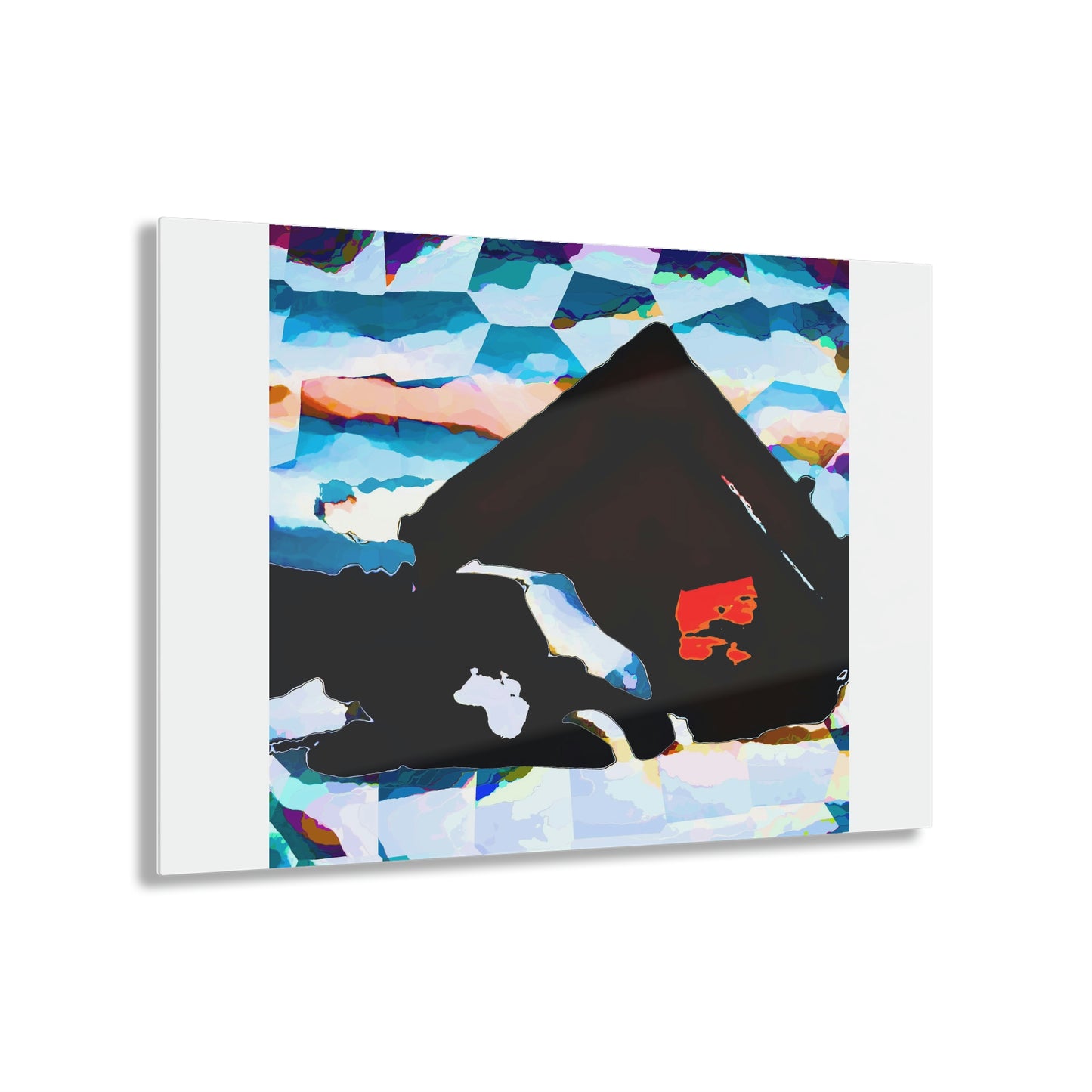 Acrylic Prints ... After An Intense Snow Storm ... 'Digging Out' ... A Vehicle & Cabin "In The Mountains" ... March 2023 ... Original Works ...