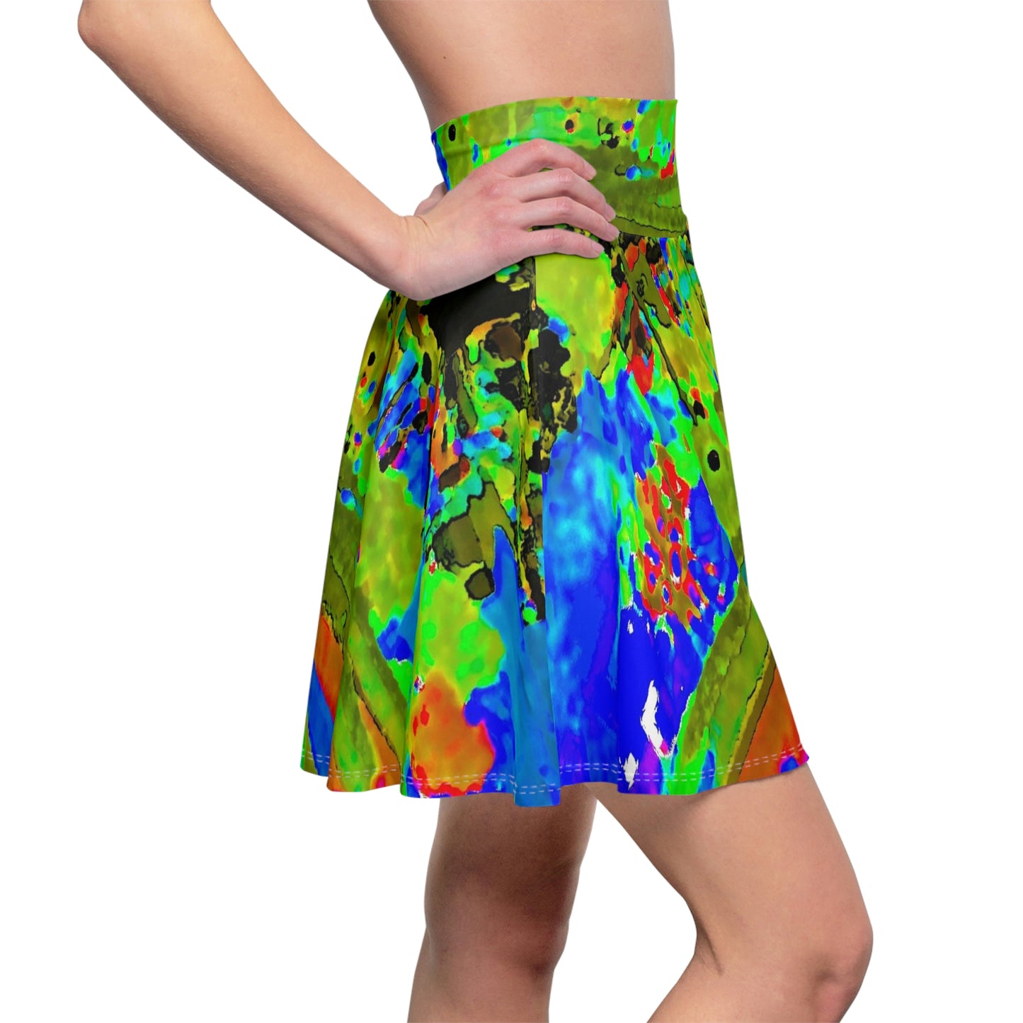 Women's Skater Skirt ... "Lombard Street San Francisco, CA, USA" ... Family Archives 1970's ... Original Works ...