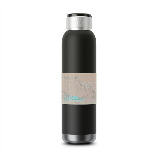 Soundwave Copper Vacuum Audio Bottle 22oz ... Seattle Columbia Cup On Lake Washington ... "Dave Wilcox Heads For The Win" ... Associate Gift-Photo ... Original Works ...