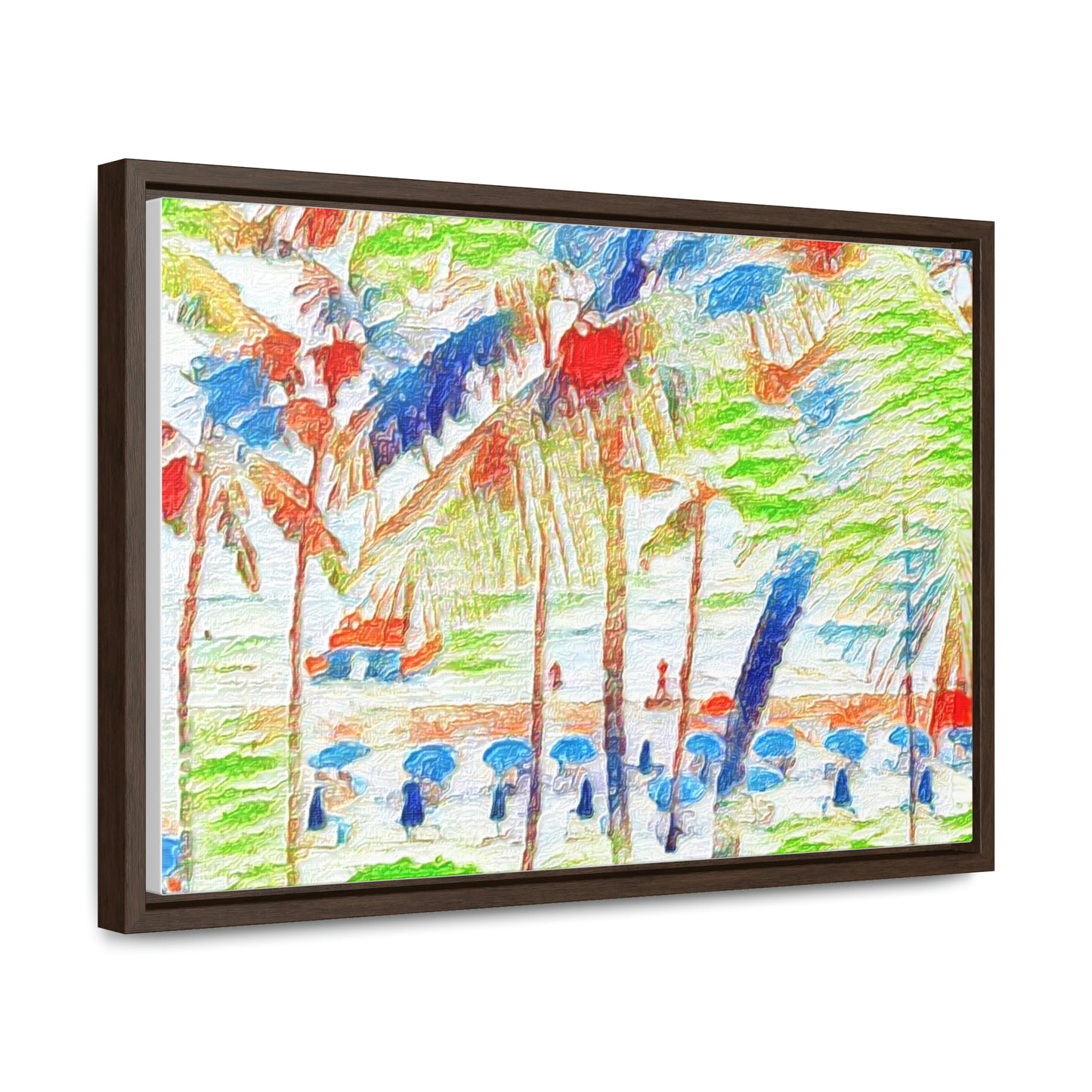 Gallery Canvas Wraps, Horizontal Frame ... "The Royal Hawai'ian: Waikiki Beach_Beach" ... Honolulu, HI ... Ocotber 2014 (Halloween) ... Original Works ...