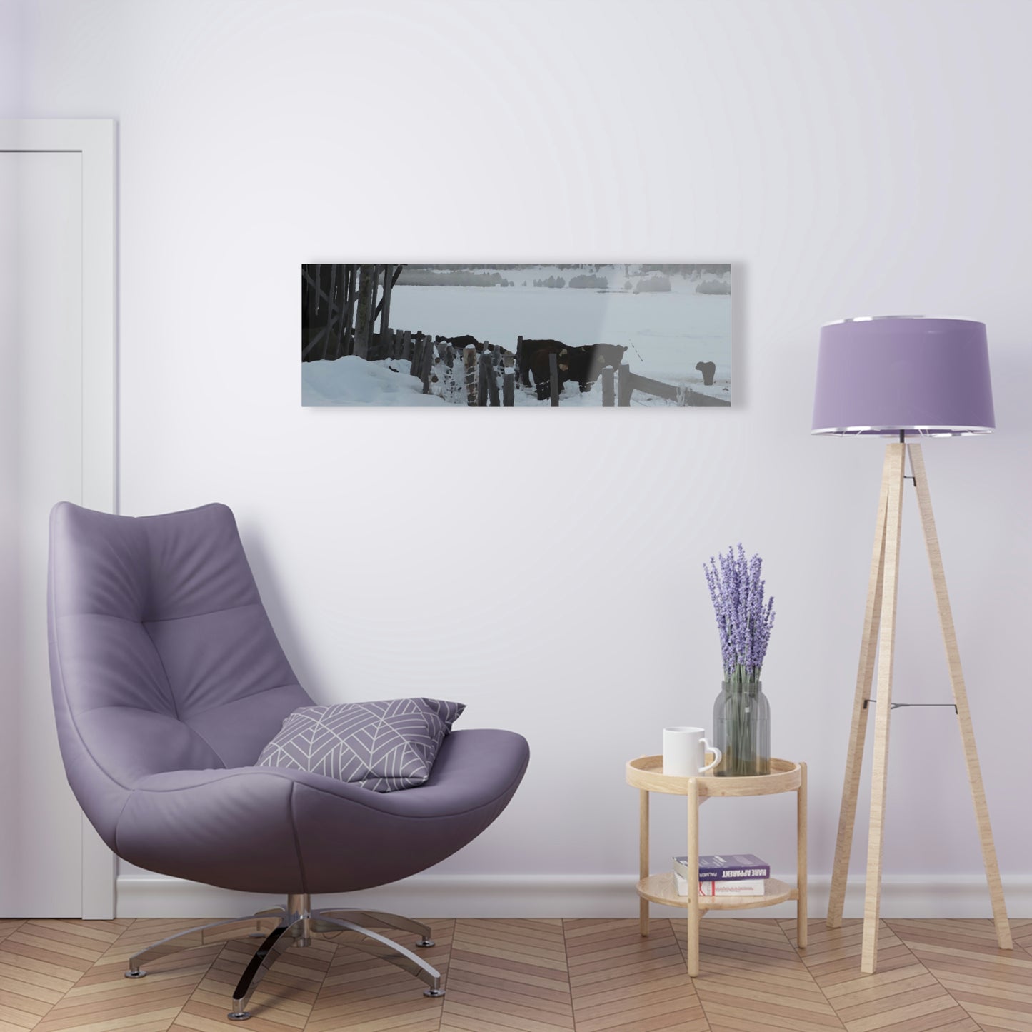 Acrylic Prints ... A Quiet Morning ... "Along The Red River & Nature Preserve Plateau" ... Jan23 ... Original Works ...