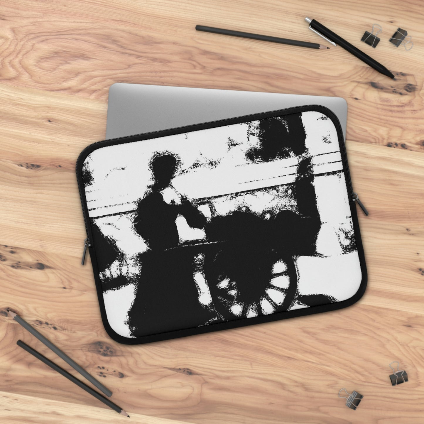 Laptop Sleeve ... Dublin's "Molly Malone Along Grafton Street" ... Cryin' Cockels & Muscles Alive-Alive-Oh ... Circa 2003 ... Original Works ...