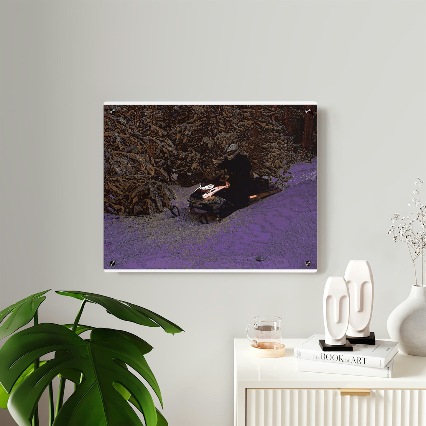 Acrylic Wall Art Panels ... Yep ... "Another Day ... Riding Through The Wilderness ... " ... February 2023 ... Original Works ...
