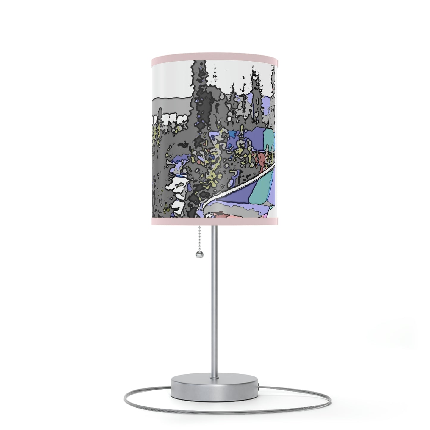 Lamp on a Stand, US|CA plug "A Very Remote Mountain Neighborhood" ... Only Cabins In This Environment ... Cenrtal Idaho ...