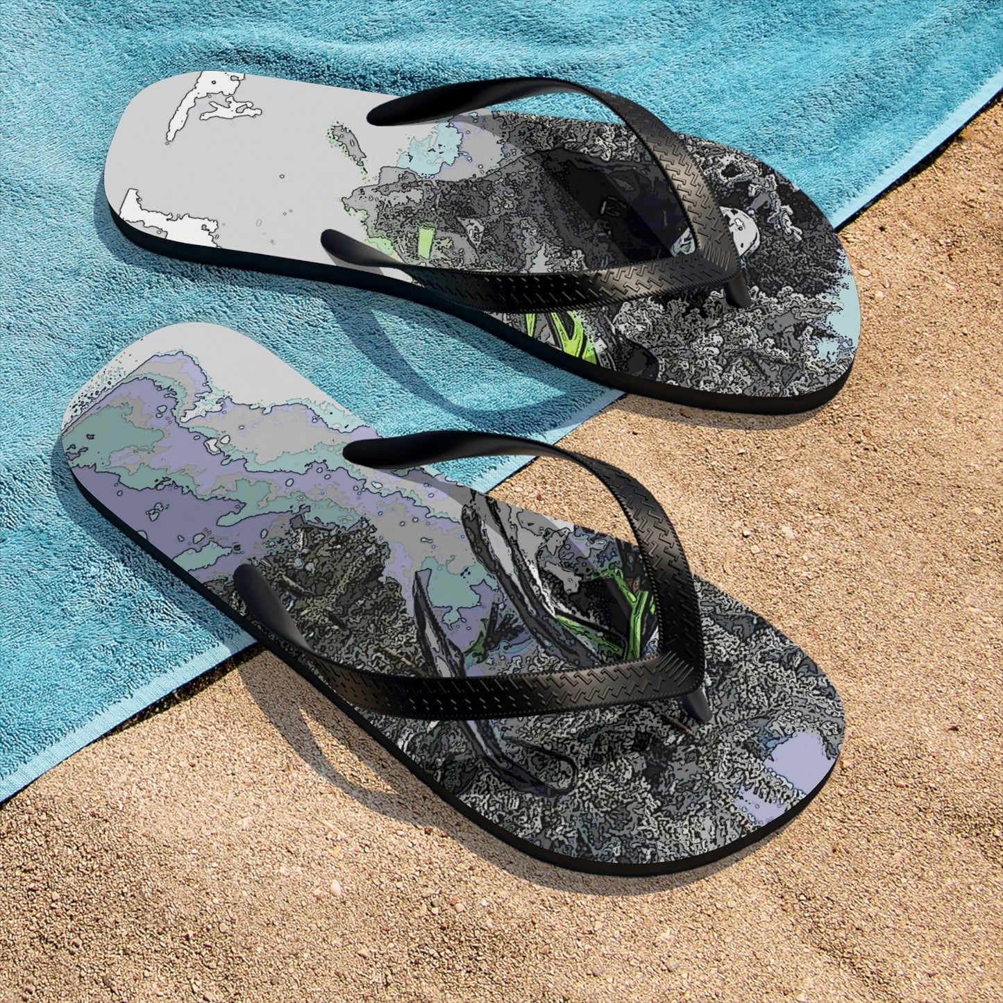 Unisex Flip-Flops ... Come Fly With The Professionals ... CIP-Airways ... 'Getting-Er-Done' ... Original Works ... December 2022 ...