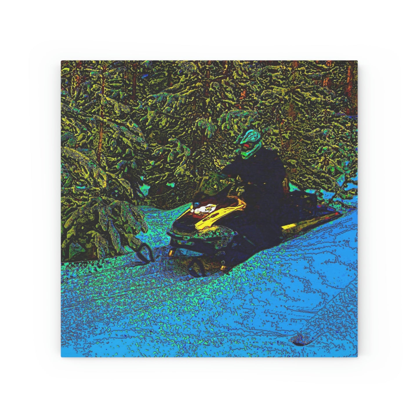 Wood Canvas ... Yep ... "Another Day ... Riding Through The Wilderness ... " ... February 2023 ... Original Works ...
