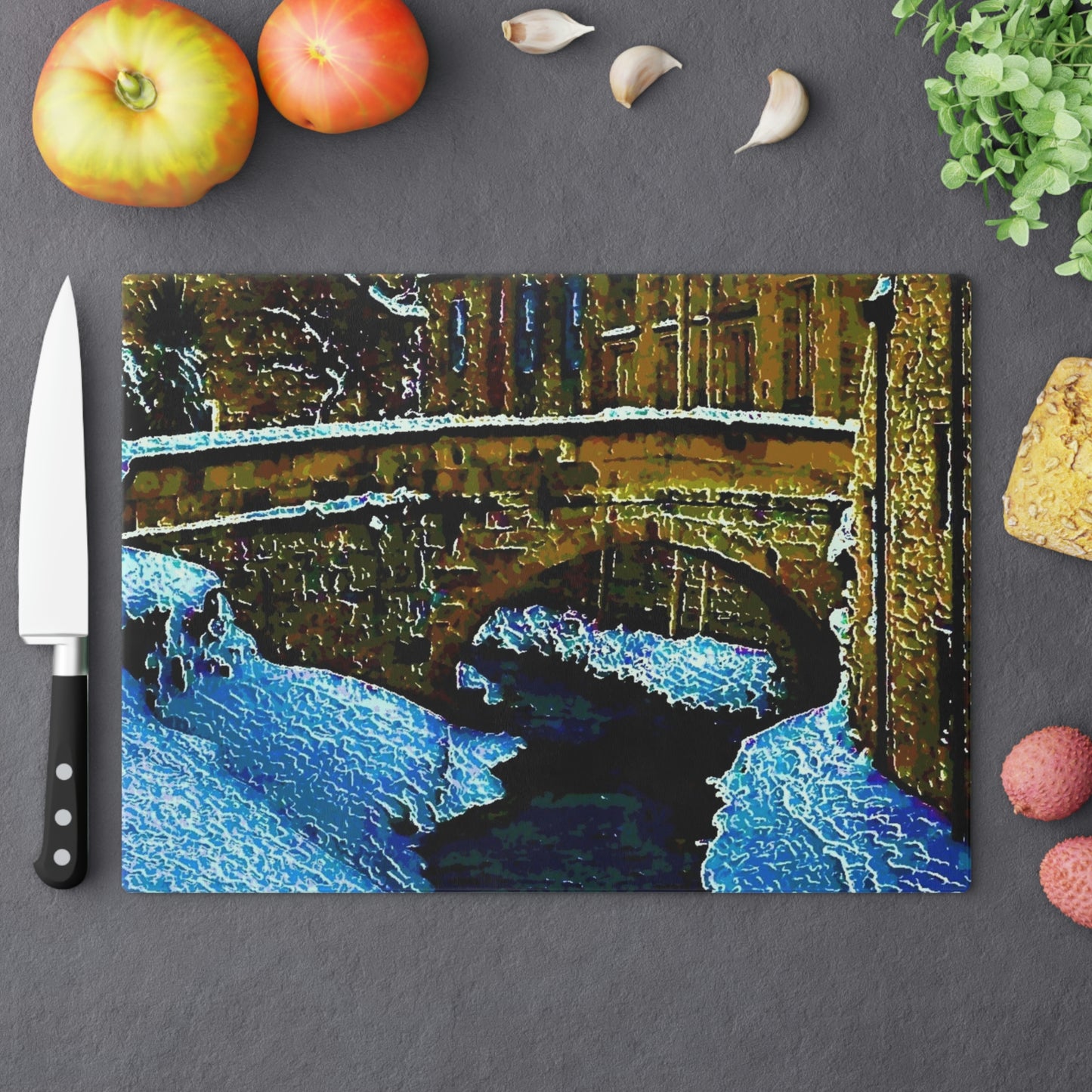 Cutting Board ... Walikng The Streets & Alleys ... 'Strolling The Canals ... '  ... Original Works  ...