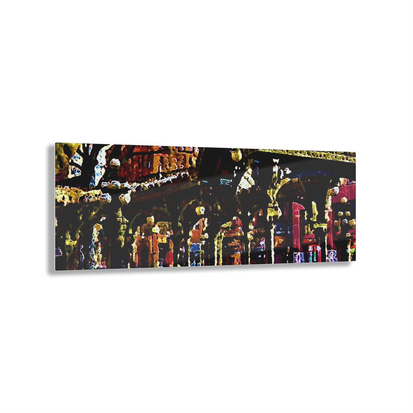 Acrylic Prints .. A Very Fine Place To Meet ... To Catch The Bus ... 'To Find A Friend' .. Just-To-Hangout ... Dr FJHolt Base Photo ... Original Works ...