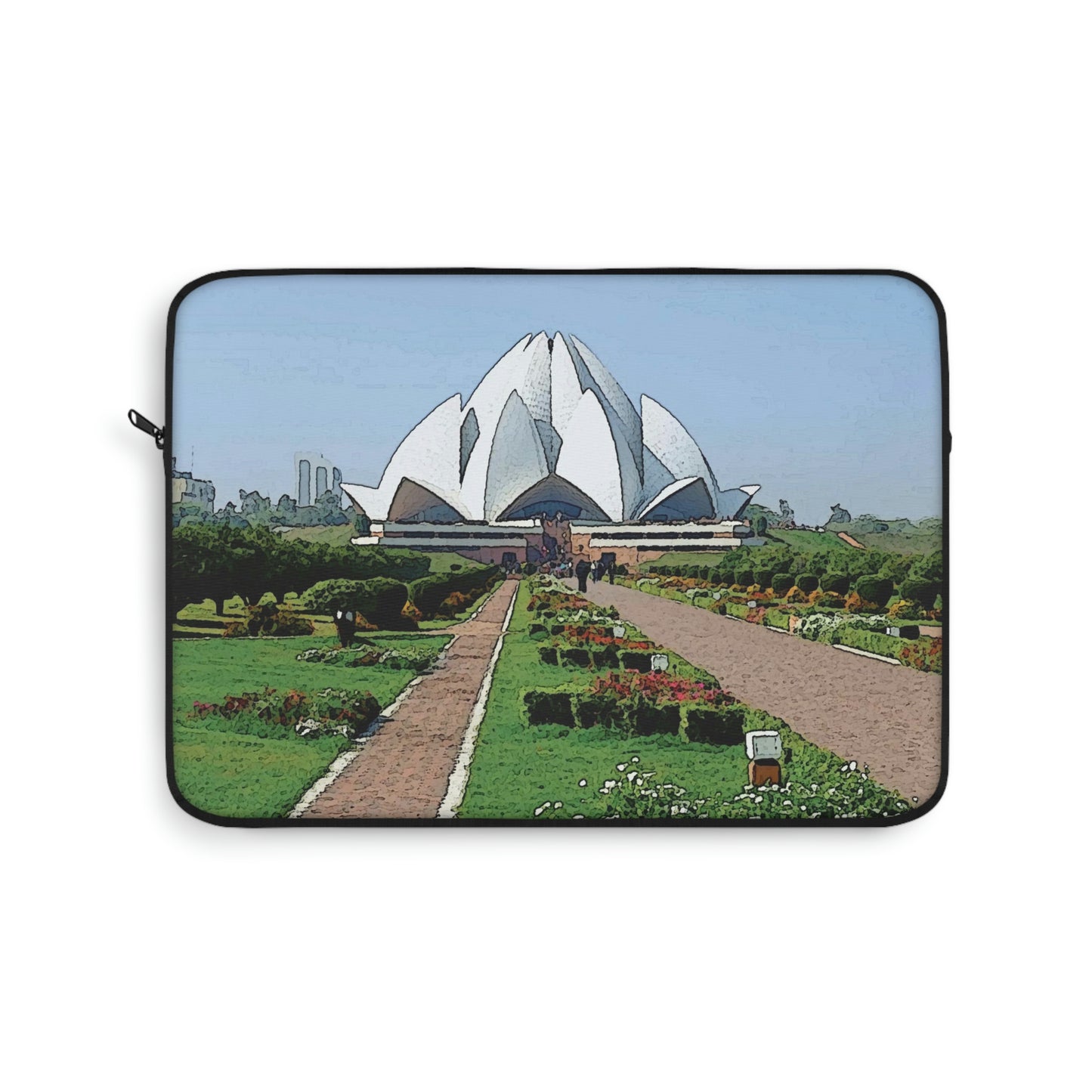 Laptop Sleeve ... 'Bahai'i House-Of-Worship' ... "Lotus Temple: Delhi, India, 2008" ... Original Works ...