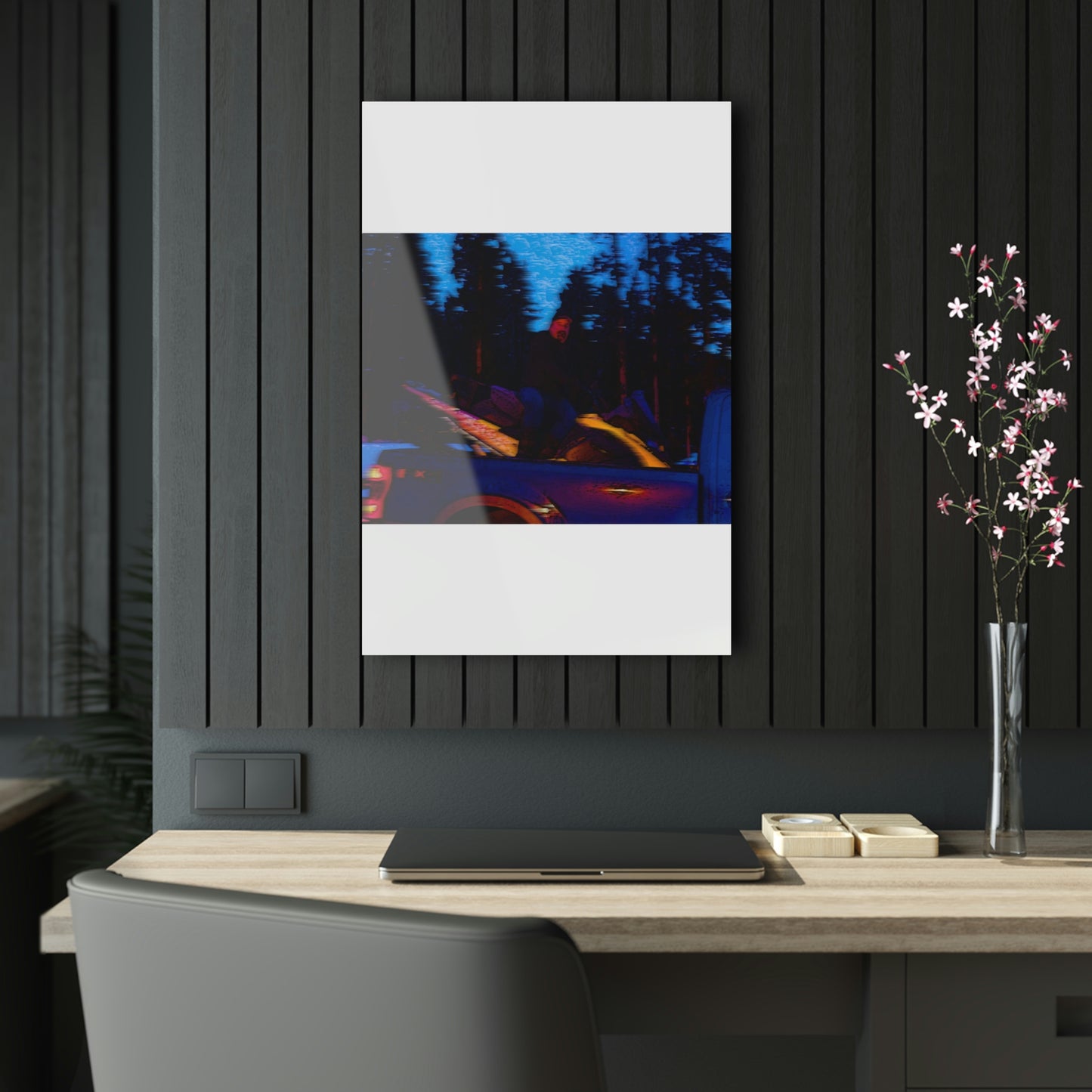 Acrylic Prints ... Two Modes Of Winter Transportation ... "Which One To Drive Next?" ... Choices-Choices-Choices ... Circa 4Jan23 ... Original Works ...