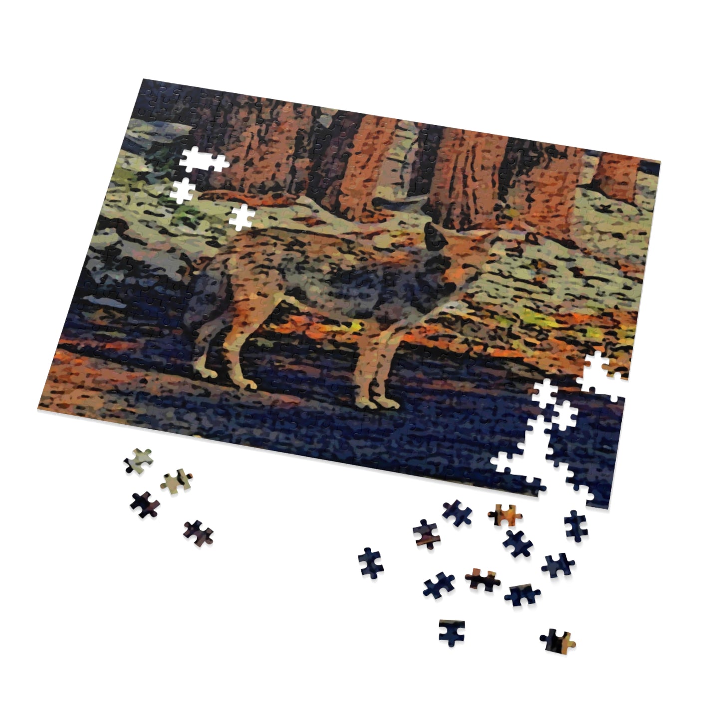 Jigsaw Puzzle (30, 110, 252, 500,1000-Piece) ... Coyote ... "Yosemite Valley: Circa May23 ... KPH Base Photo" ... Original Works ...