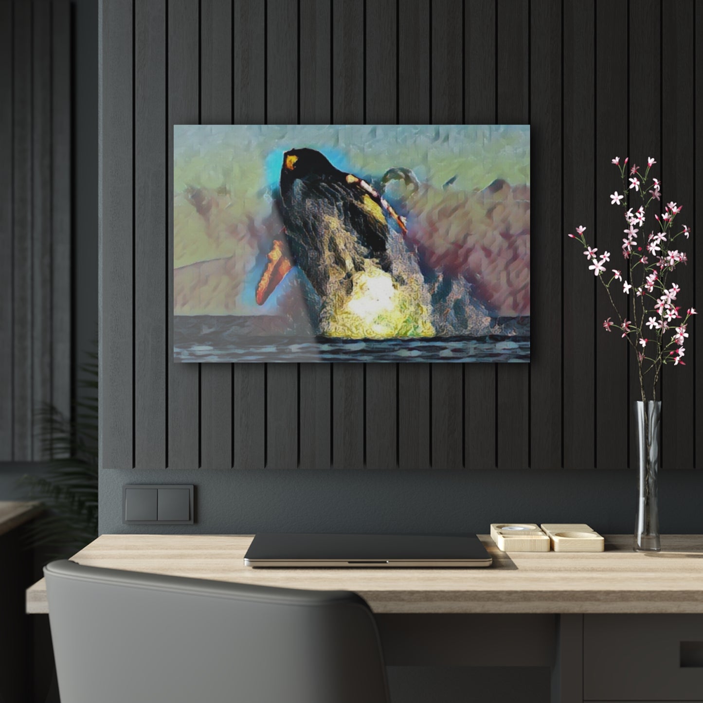 Acrylic Prints ... An Extraordinary Humpback Breach ... 'With Explosive Energy' ... Family Archives (KPH) ... Circa: 21st Century. Maui, HI ... Original Works ...