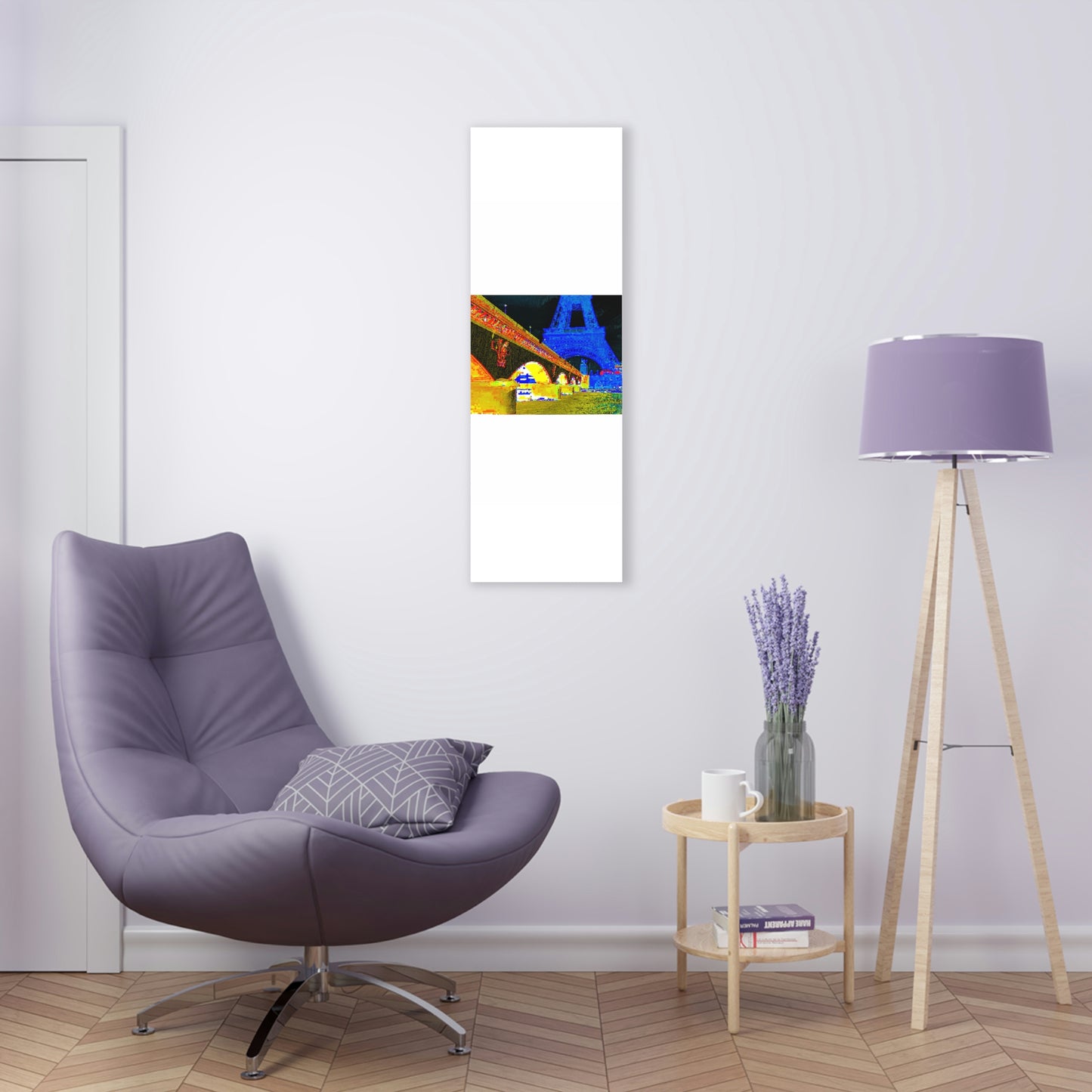 Acrylic Prints ...  Le Tour D'Eiffel ..."Along The Water" ... Barbara Joan Bonnell-Holt ... Le Voyage De Paris: 1972 ... Original Works ...