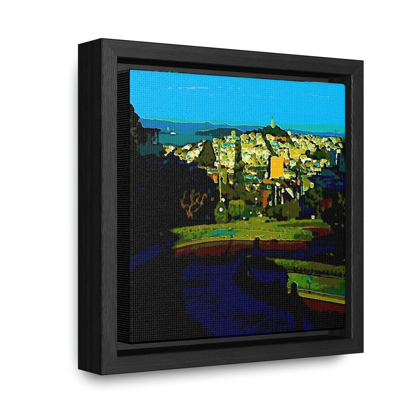 Gallery Canvas Wraps, Square Frame ...  "Lombard Street San Francisco, CA, USA" ... Family Archives 1970's ... Original Works ...