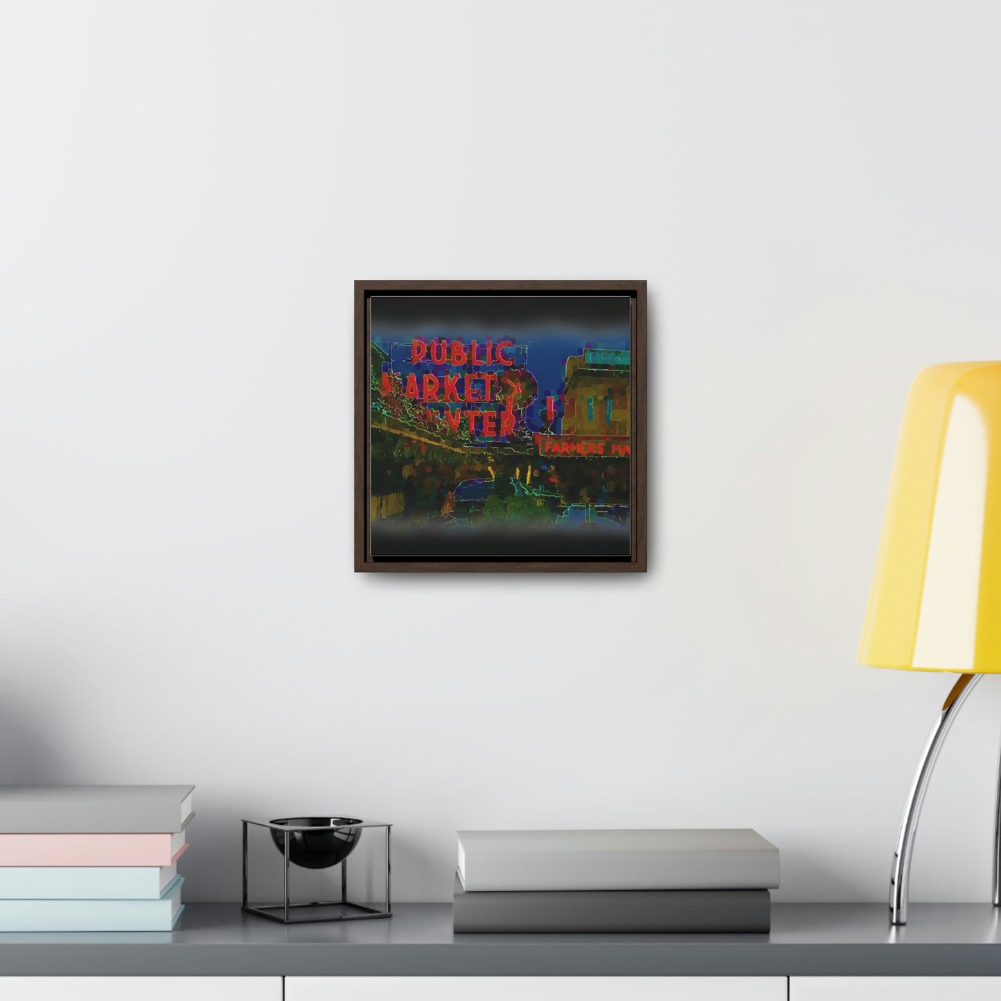 Gallery Canvas Wraps, Square Frame ... PPM: Pike Place Market ... Original Work ... Winter 2022 ...