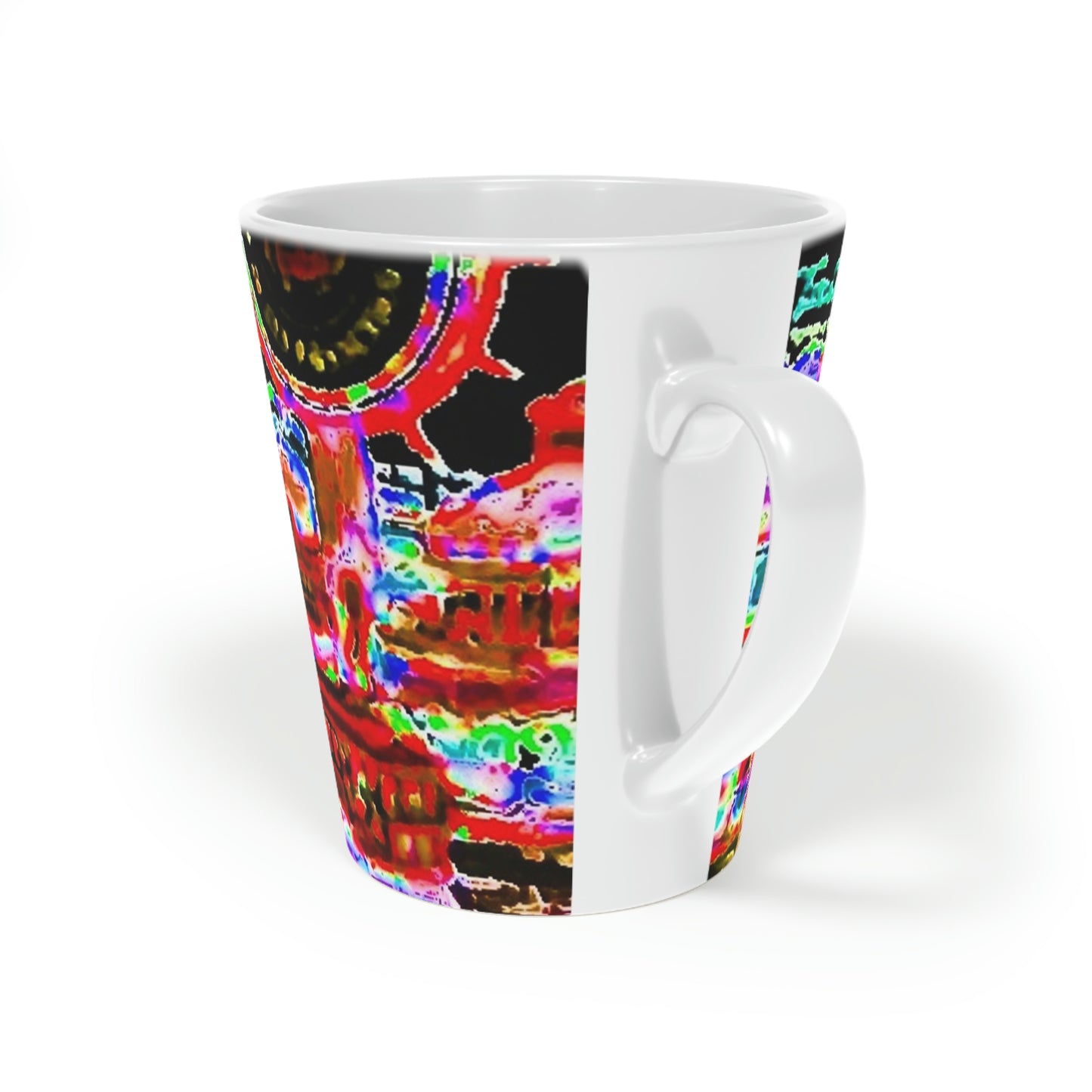 Latte Mug, 12oz ... "No.9 Fishermen's Grotto - Fishermen's Wharf, SF, California" ... Family Archives: 1970's ... Original Works ...