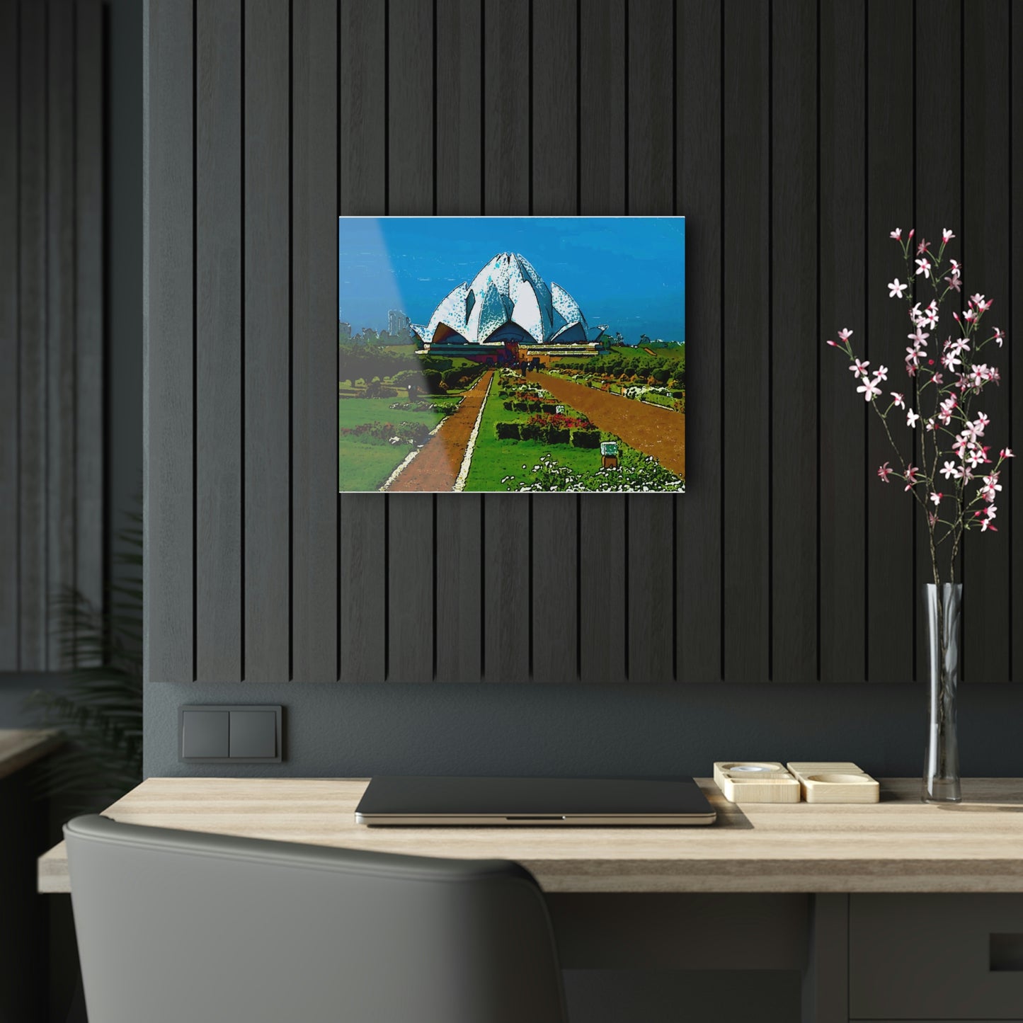 Acrylic Prints ... 'Bahai'i House-Of-Worship' ... "Lotus Temple: Delhi, India, 2008" ... Original Works ...