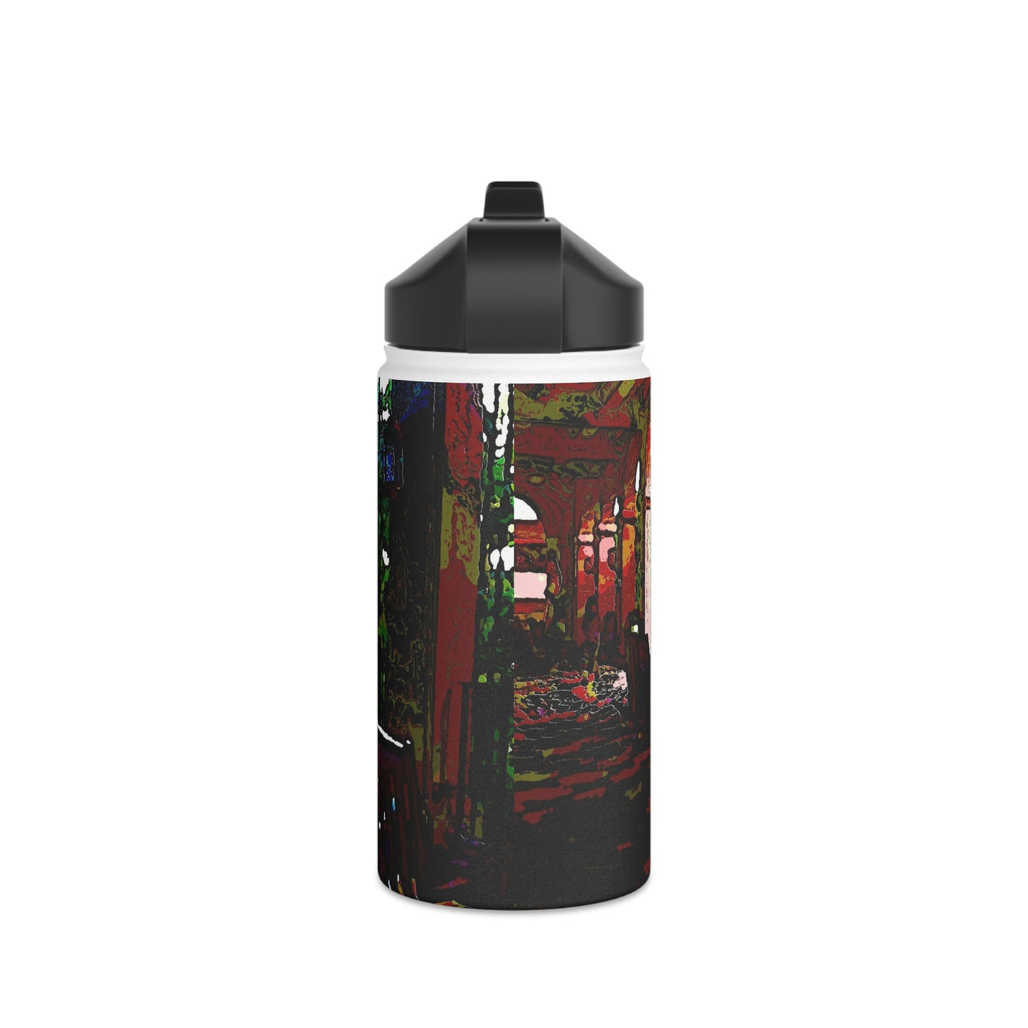 Stainless Steel Water Bottle, Standard Lid ... Lanai & Rocking Chairs At: 'The Pink Palace' ... The Royal Hawai'ian ... Honolulu, HI ... '27Oct2014' ... Original Works ...