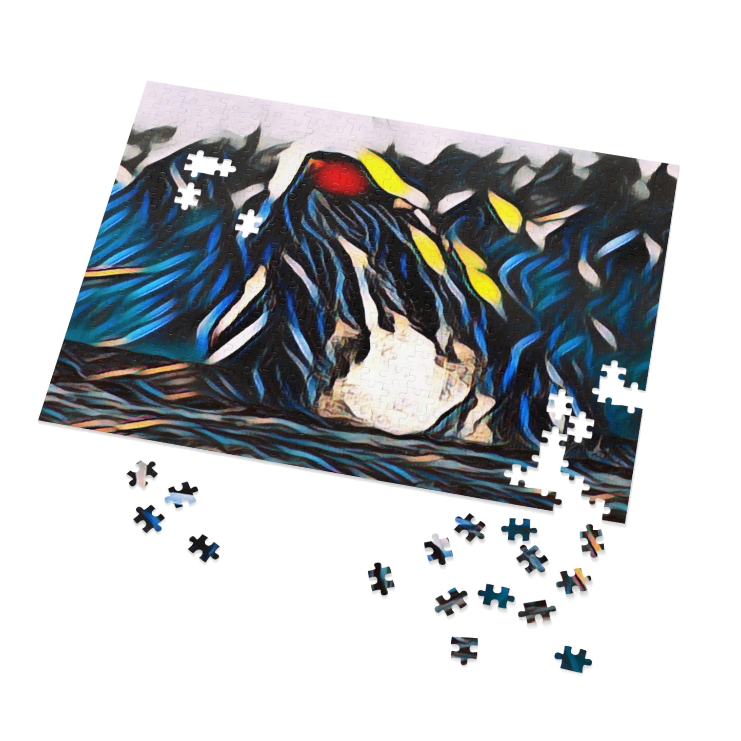Jigsaw Puzzle (30, 110, 252, 500,1000-Piece) ... "Ken's Favourite Humpback Breach" ... Circa: 21st Century ... Maui, HI ... Original Works ...