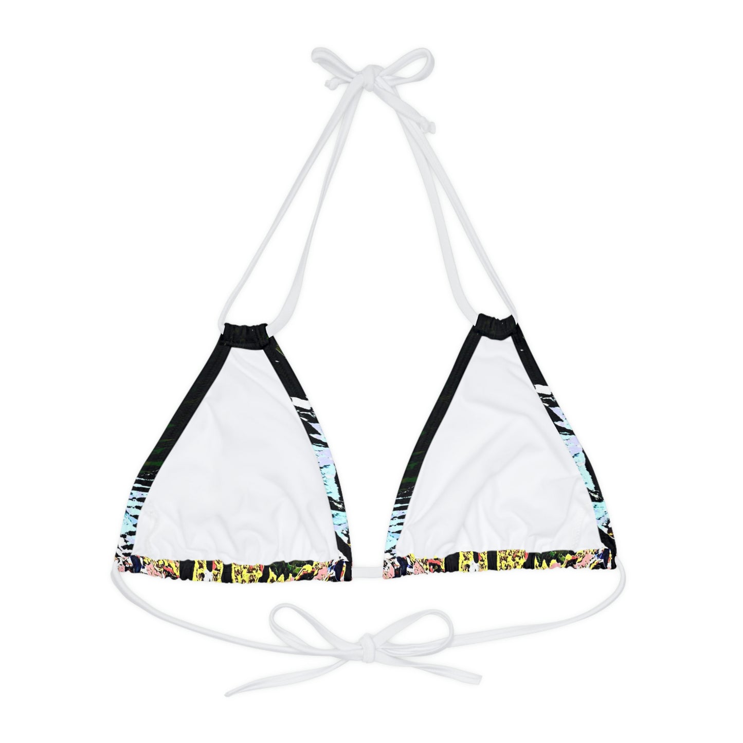 Strappy Triangle Bikini Top ... "A Beautiful Beach Amongst The Palms" ... The Outrigger Waikiki, Honolulu, Oahu ... Original Works ...